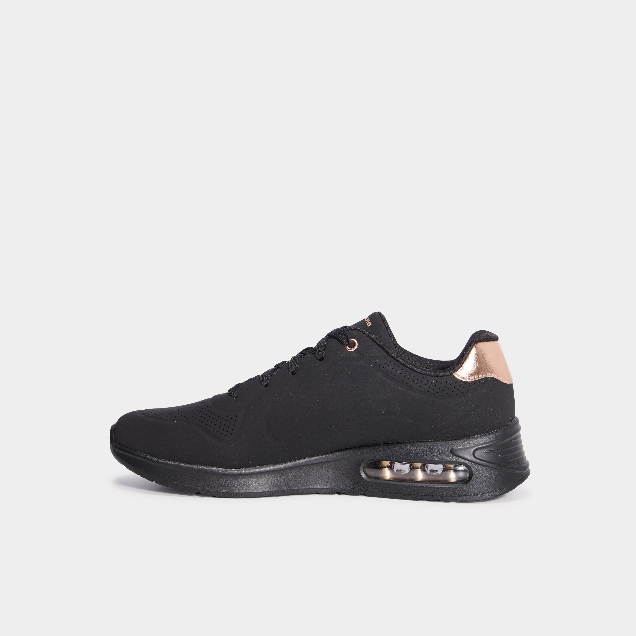 Baskets running &agrave; lacets Skechers noir femme