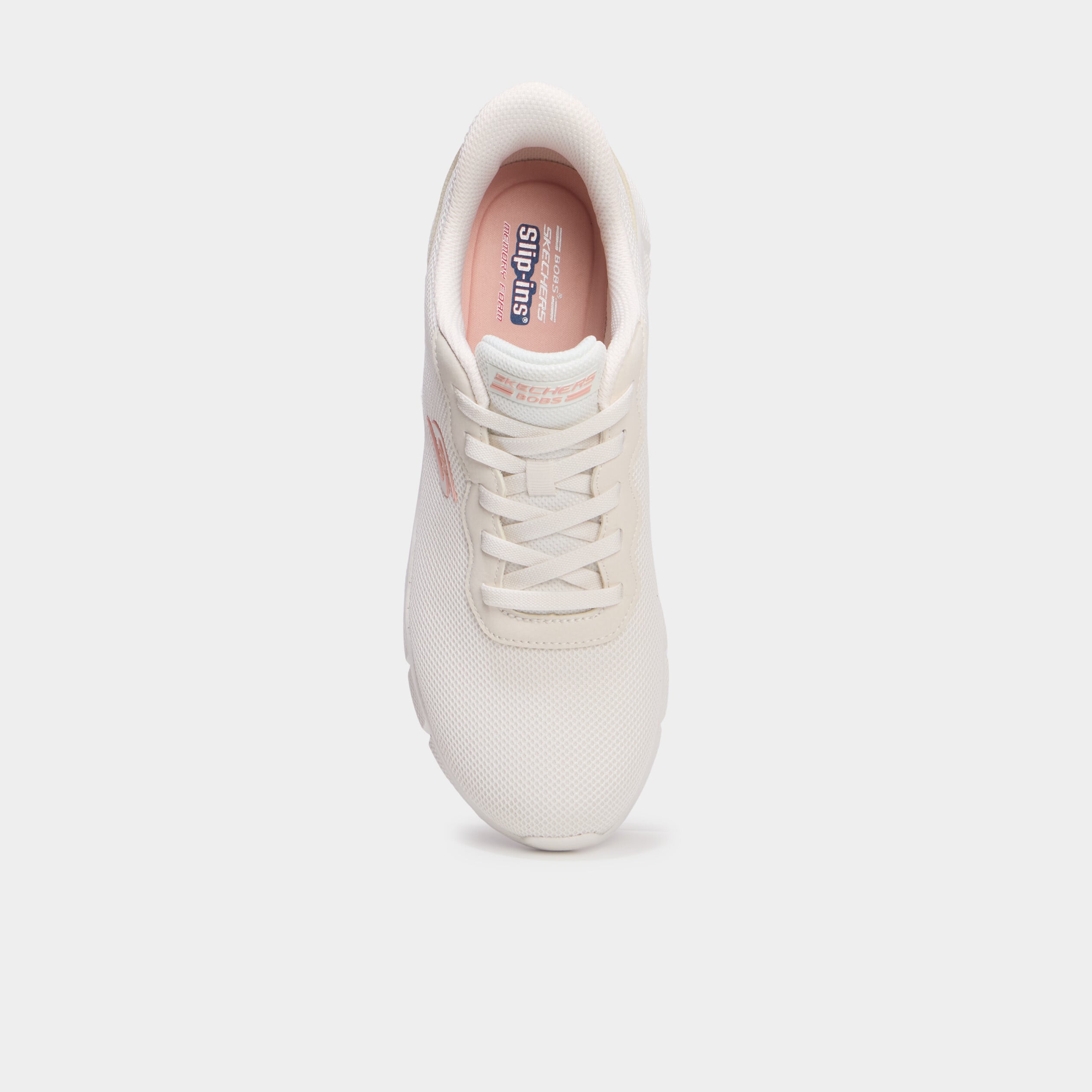Baskets running lacets &eacute;lastiqu&eacute;s blanc femme