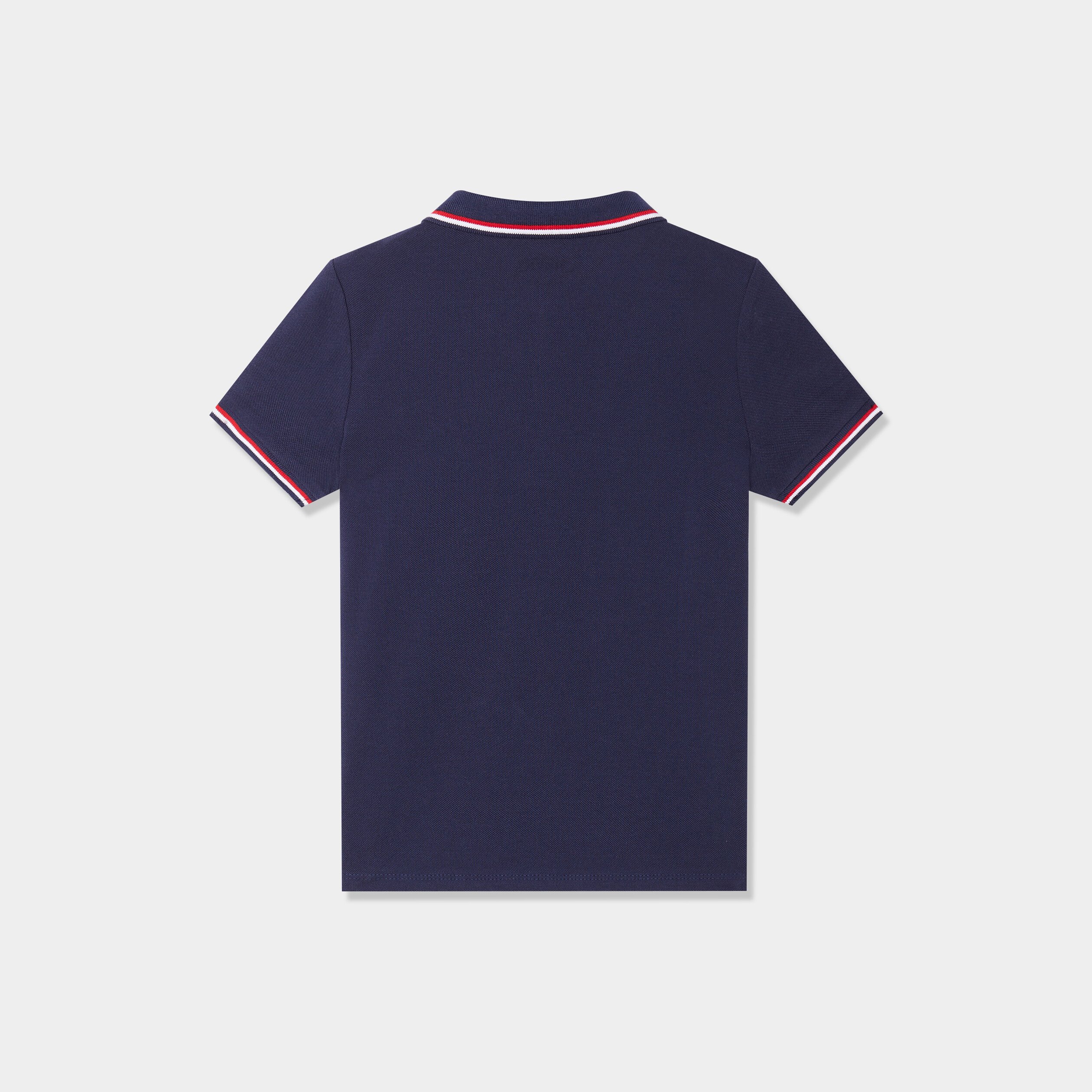 polo manches courtes coton creeks bleu marine garcon Polo manches courtes coton Creeks bleu marine garçon