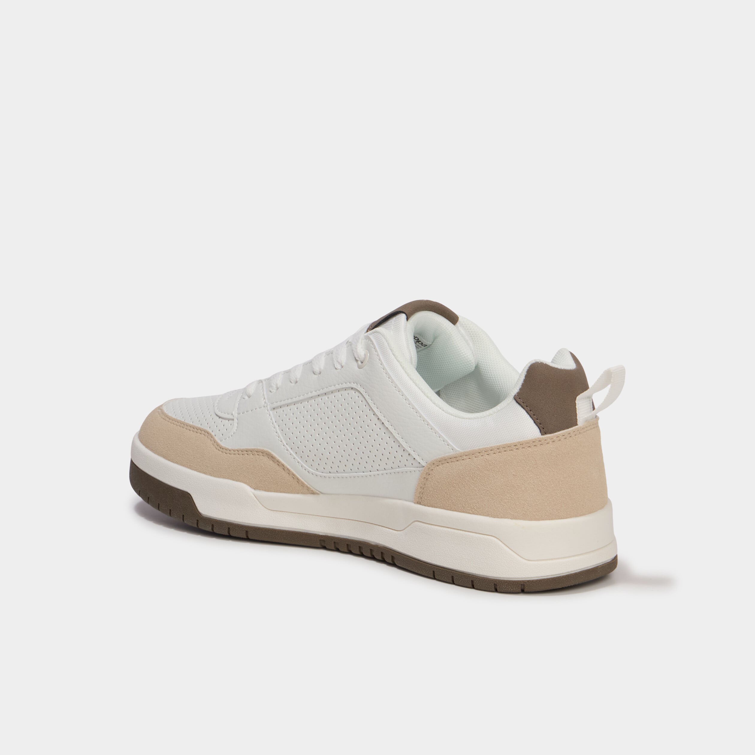 Tennis basses &agrave; lacets Kappa sable homme