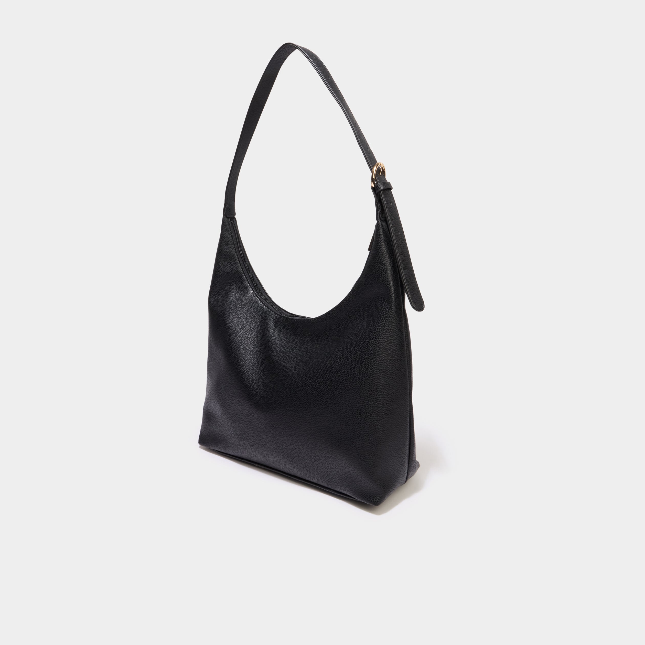 Sac port&eacute;-&eacute;paule anse r&eacute;glable noir femme