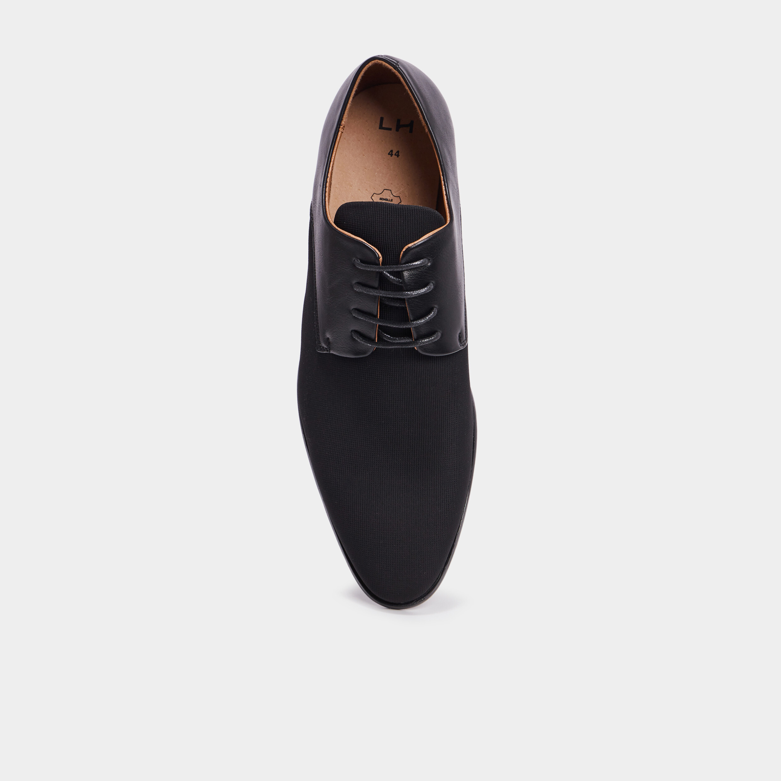Derbies &agrave; lacets noir homme