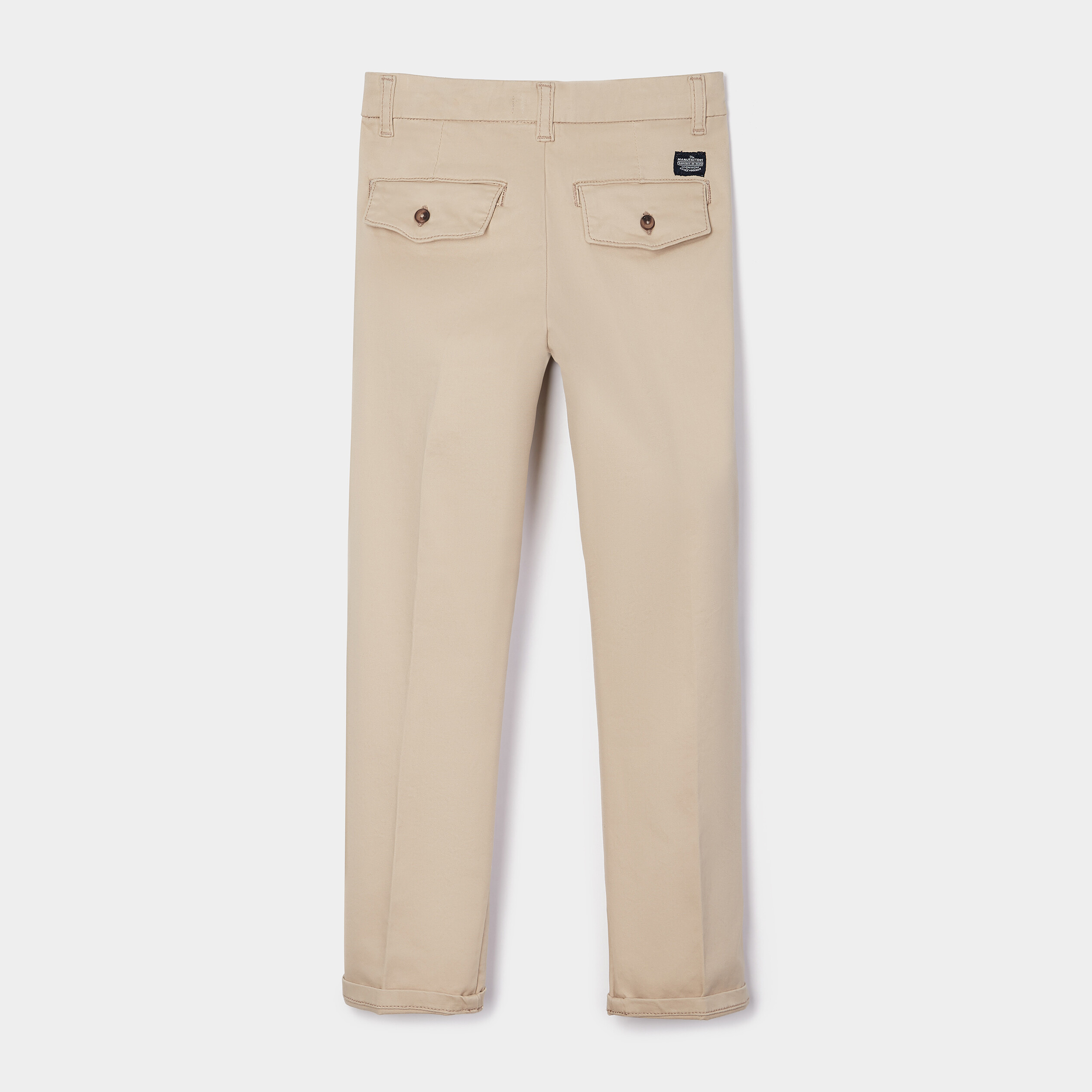 pantalon slim coton creeks beige garcon Pantalon slim coton Creeks beige garçon