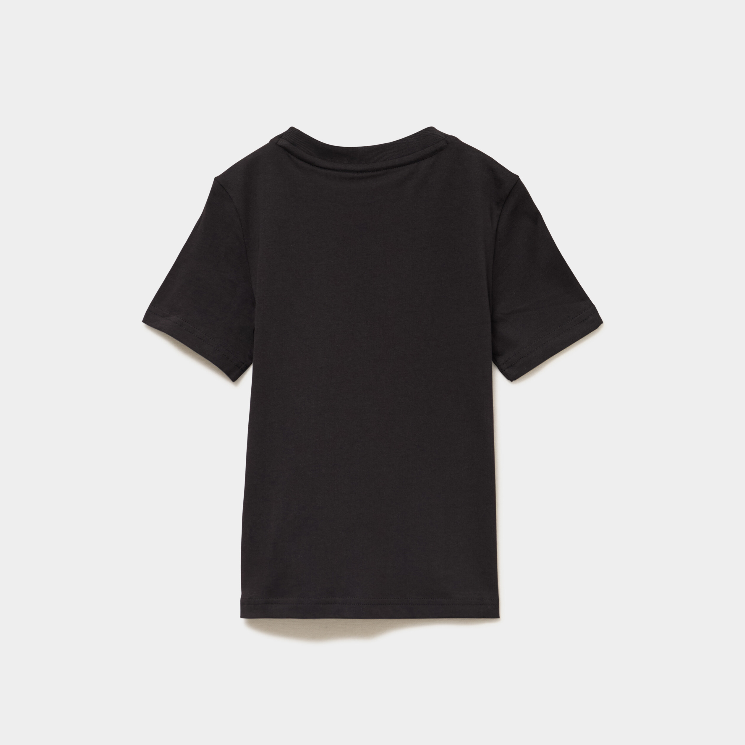 T-shirt col rond manches courtes Puma noir fille