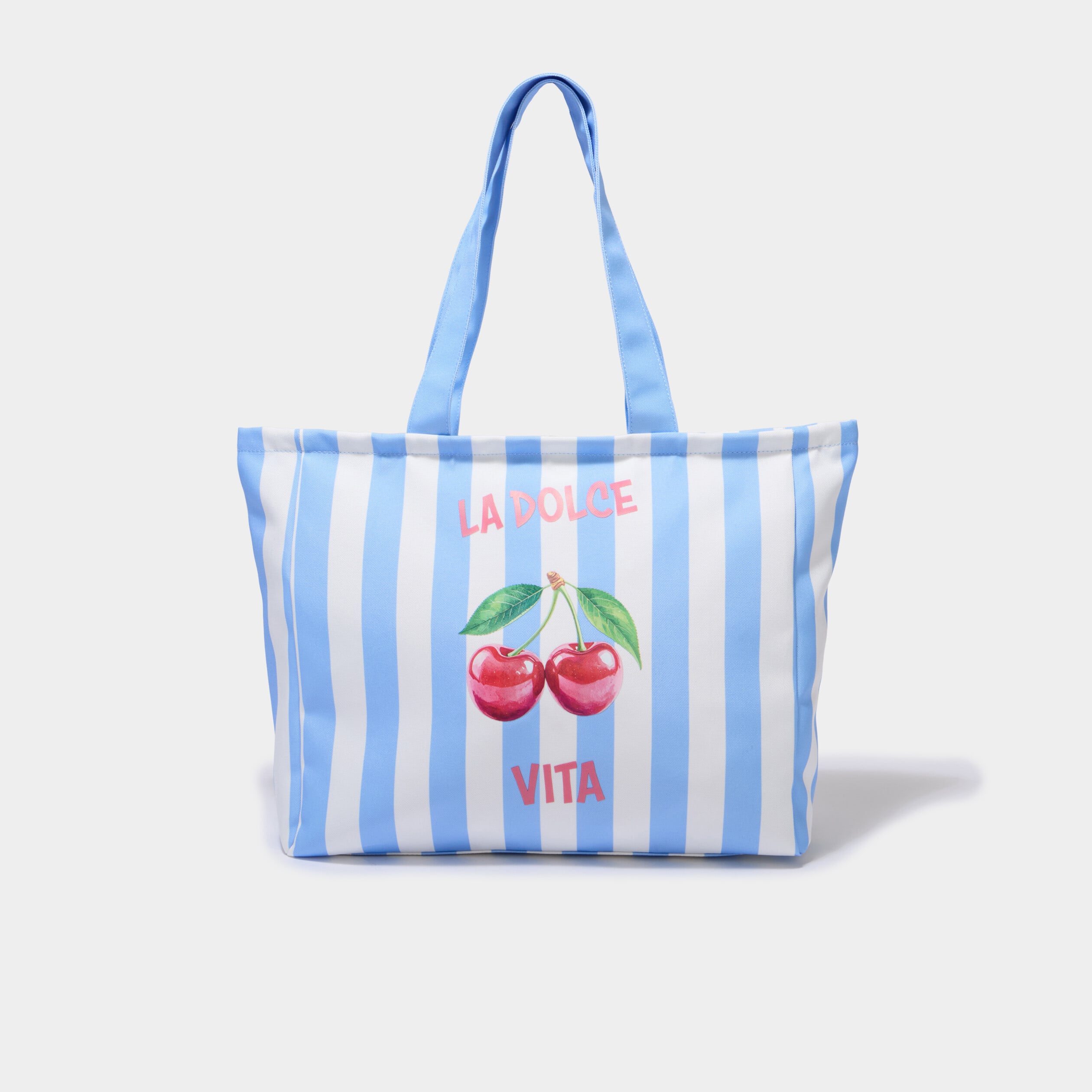 Sac cabas rectangulaire bleu femme
