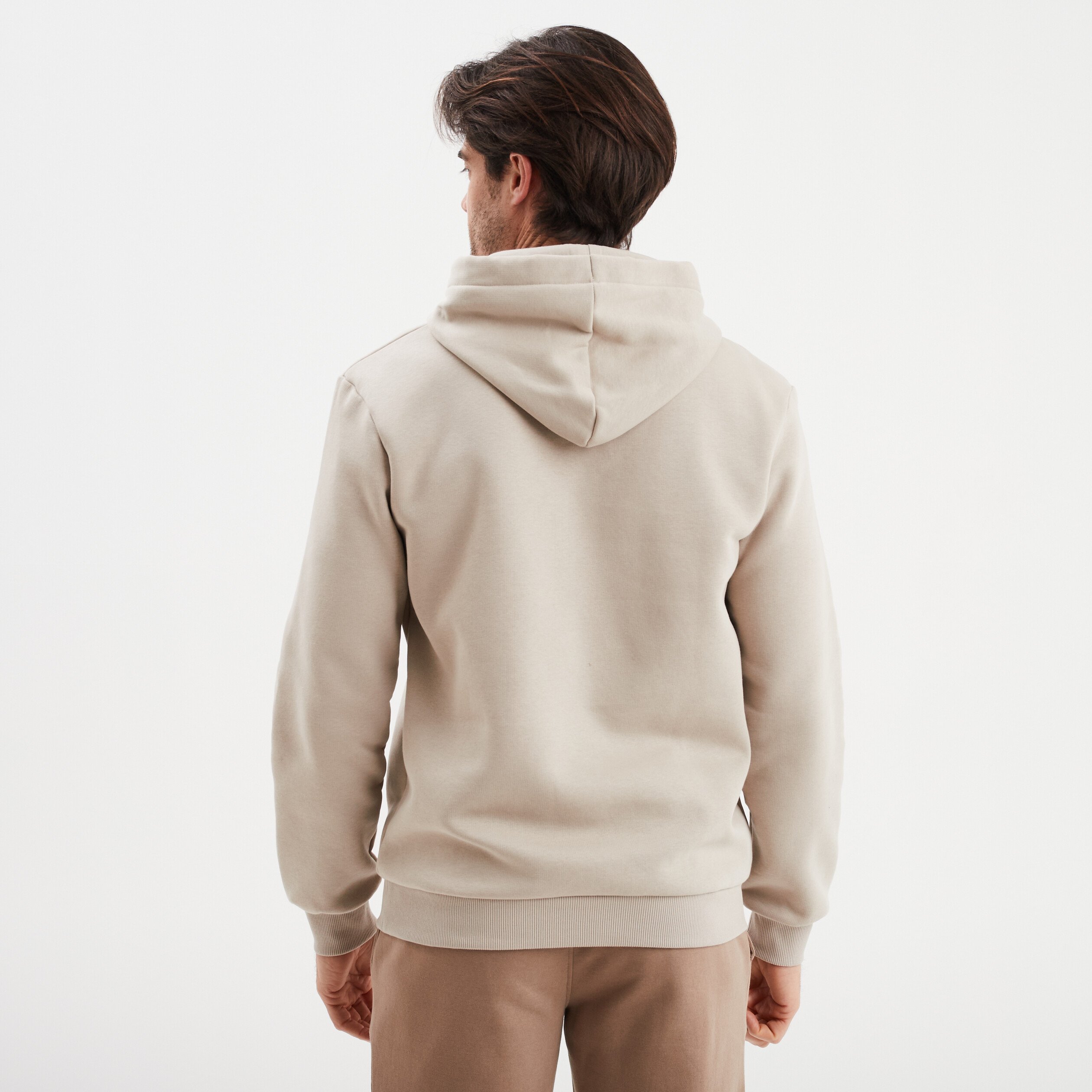 Sweat Shirt Sweat Couleur Sable Sweat Beige Hippocampe 33° Sur Le