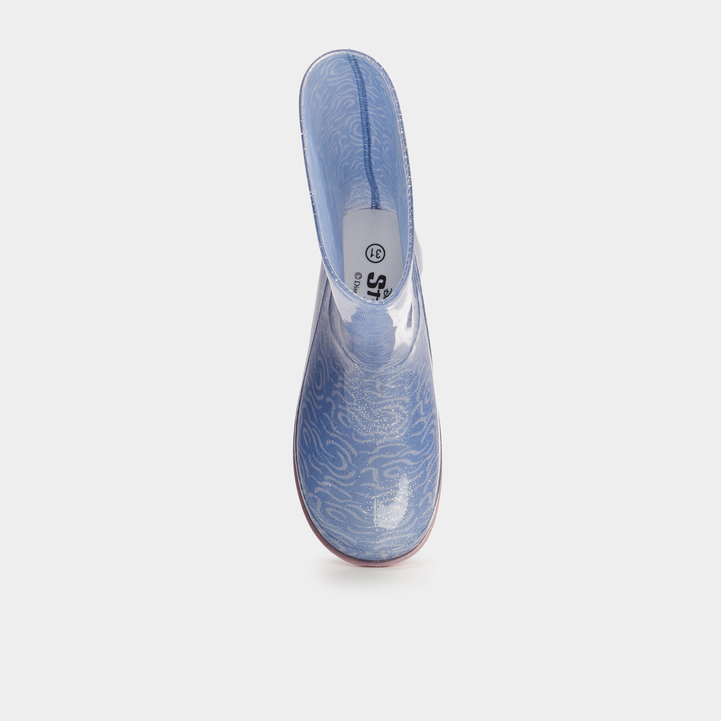 bottes de pluie paillettes stitch bleu fille Bottes de pluie paillettes Stitch bleu fille