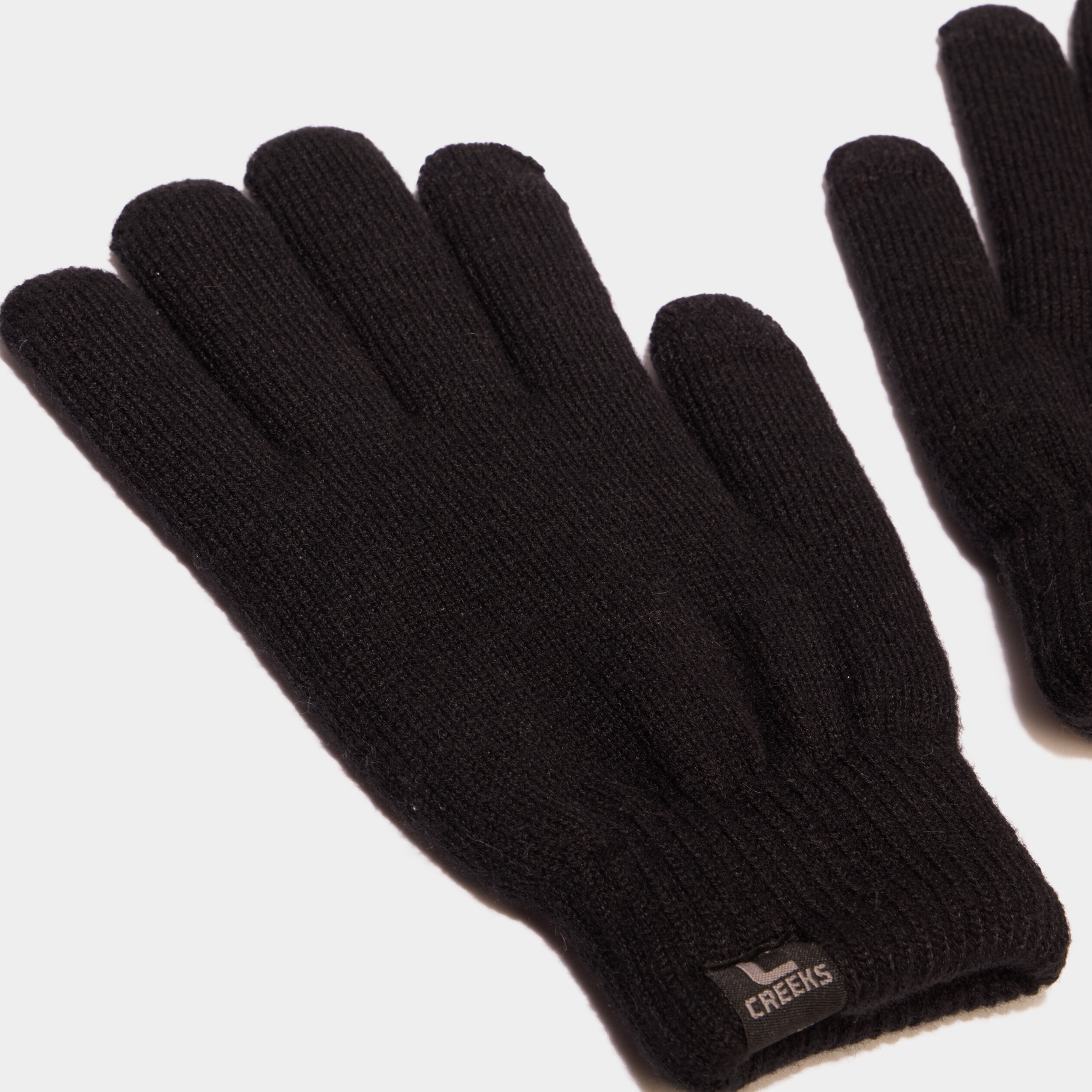 Gants doubl&eacute;s noir homme