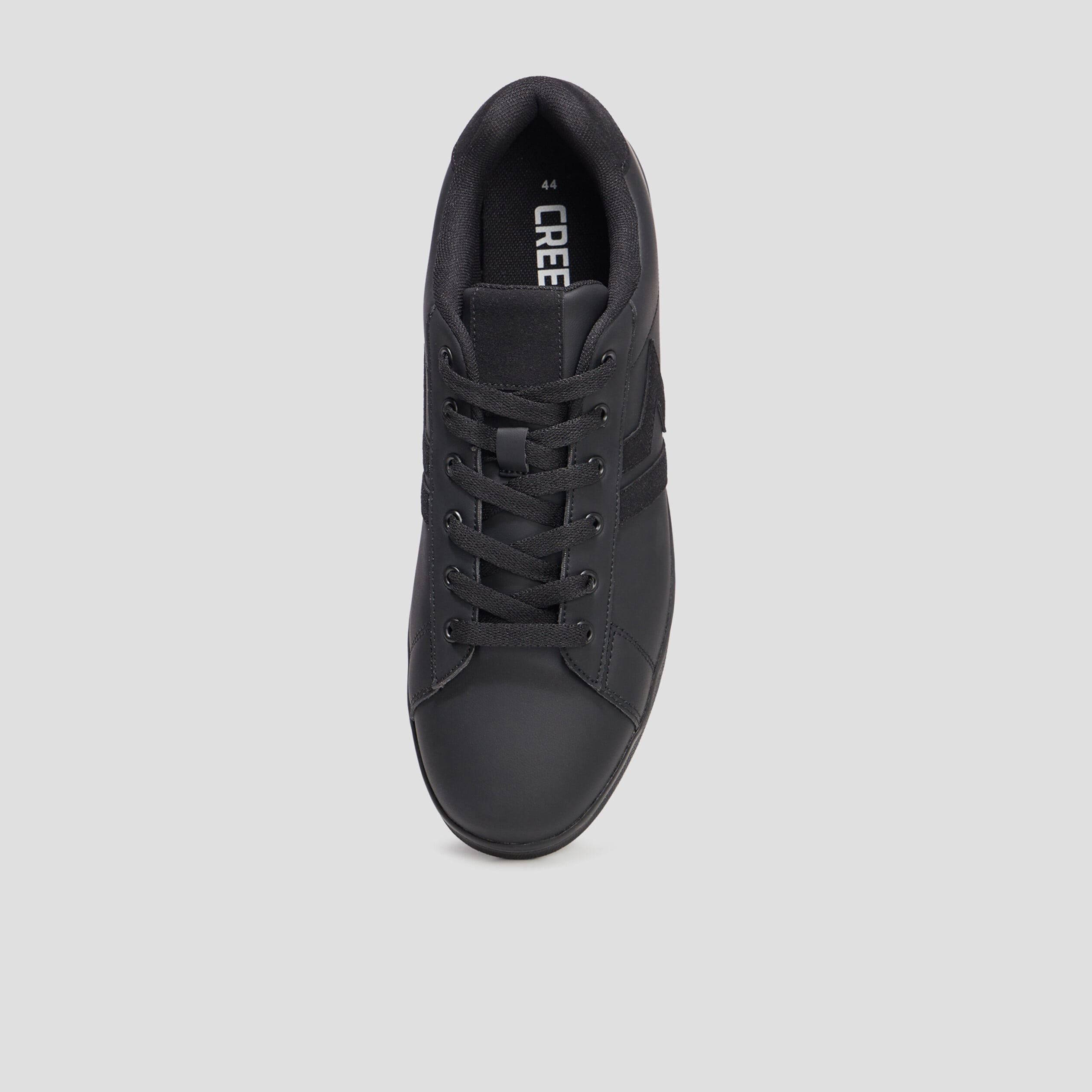 Tennis basses &agrave; lacets noir homme
