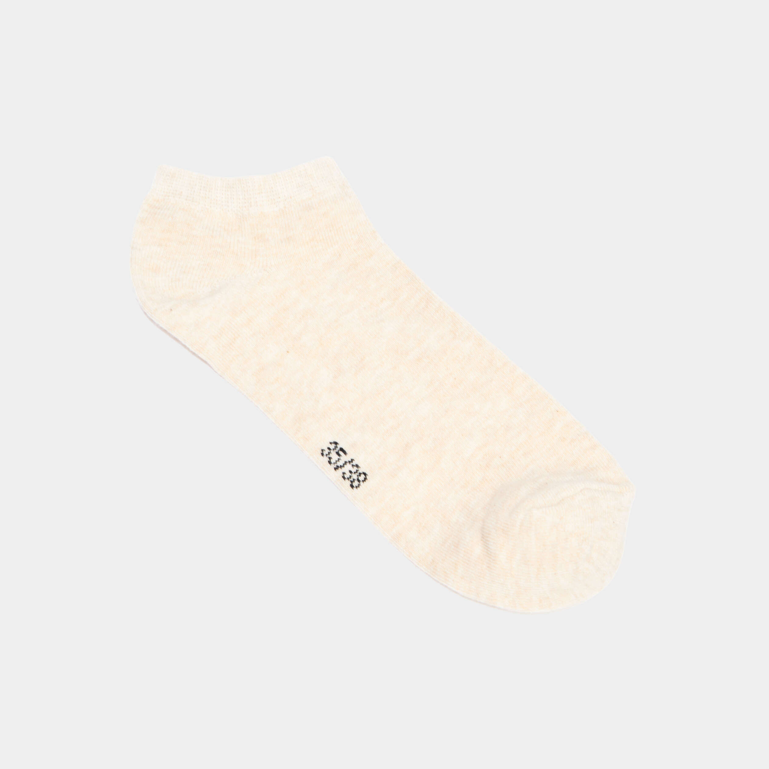 Lot 5 paires chaussettes invisibles sable mixte