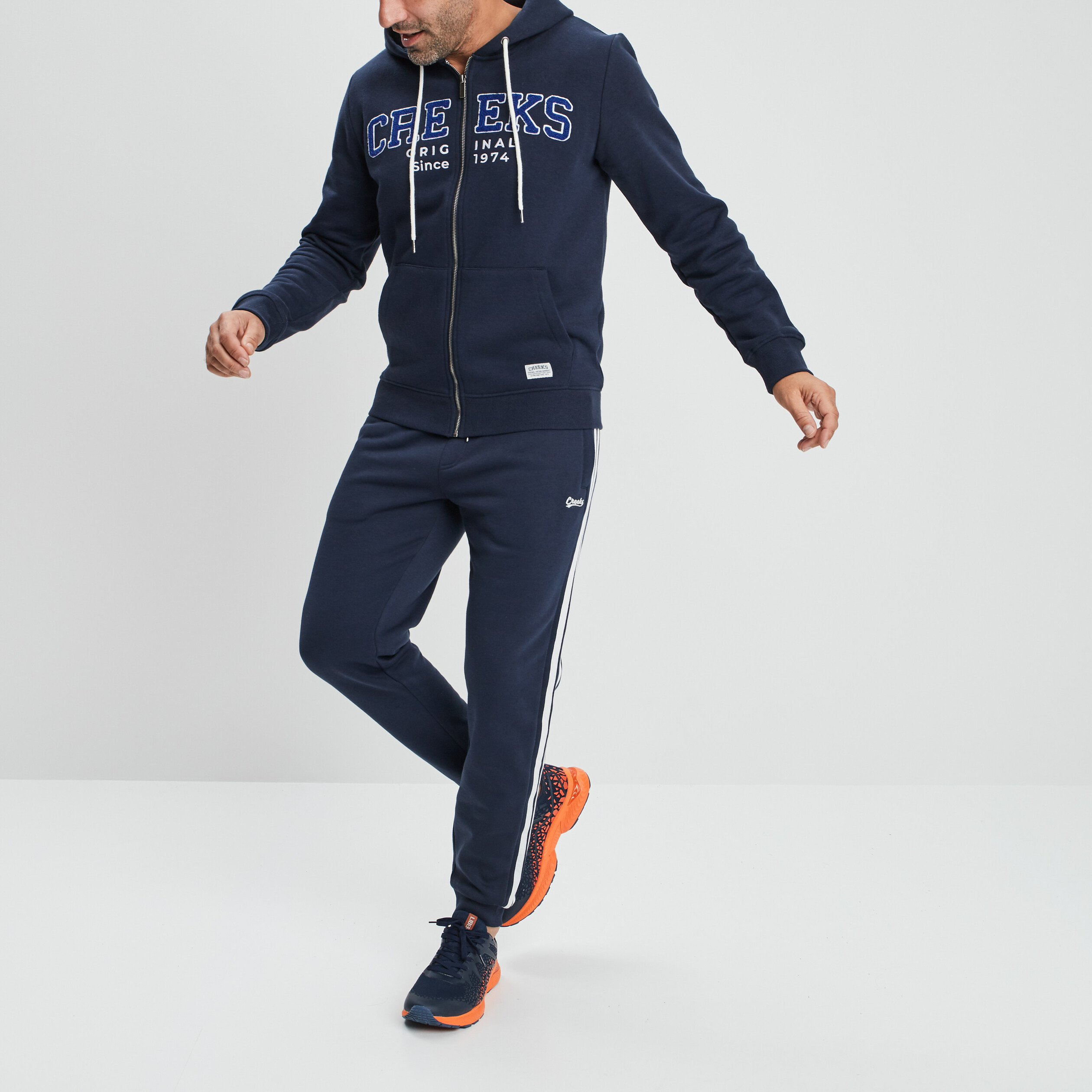 Pantalon de jogging stretch Creeks bleu marine homme