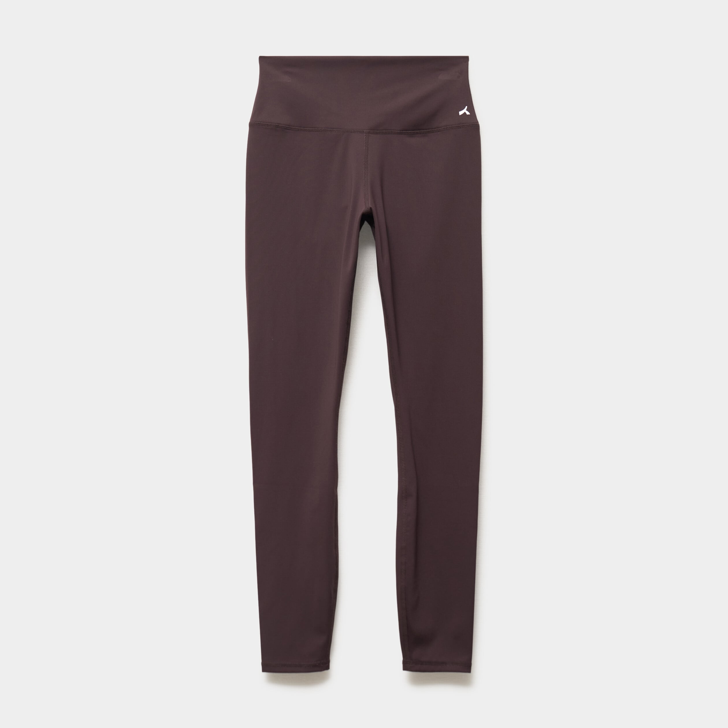 Legging de sport gainant taille haute marron fonc&eacute; femme