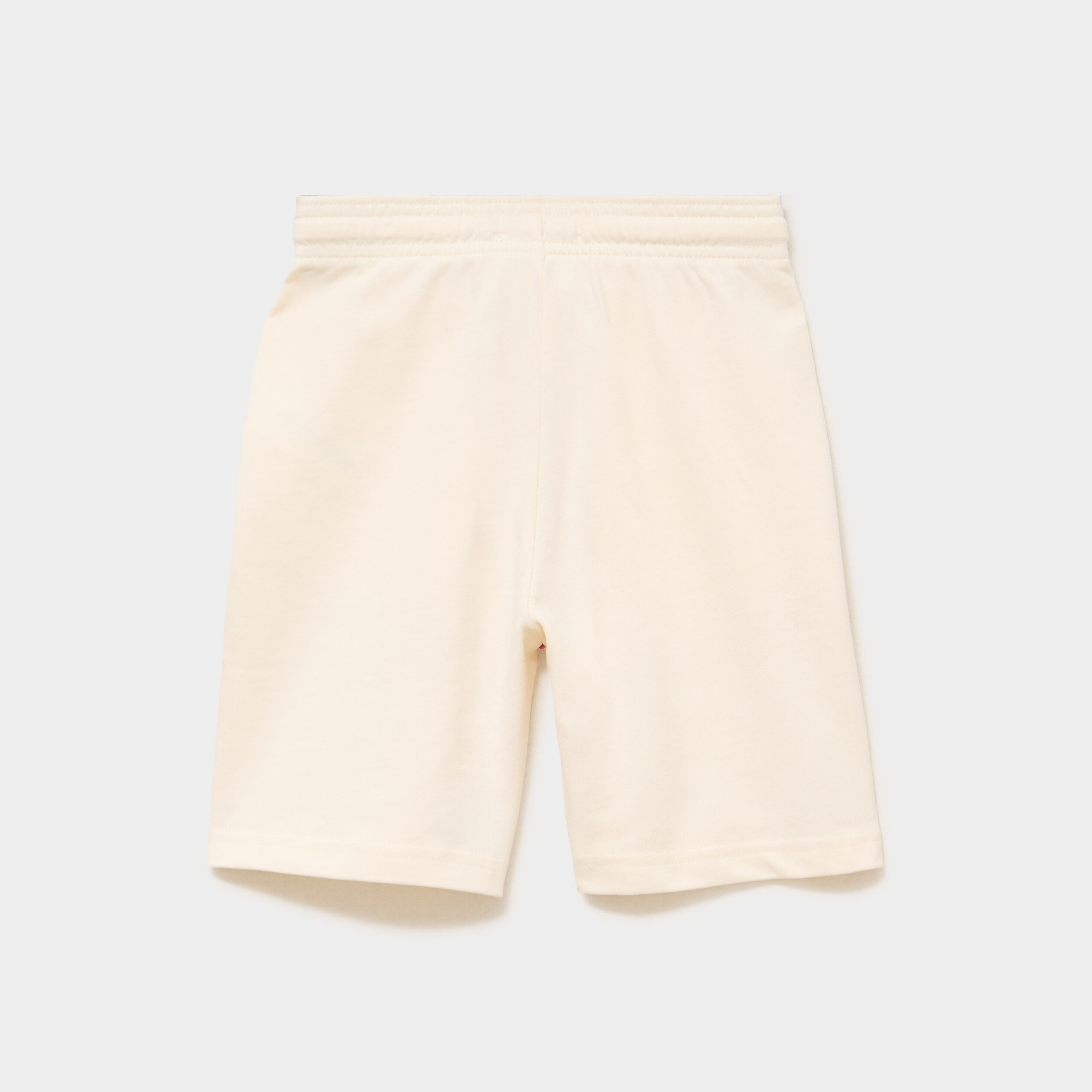 Lot 2 bermudas shorts molleton droits ecru gar&ccedil;on