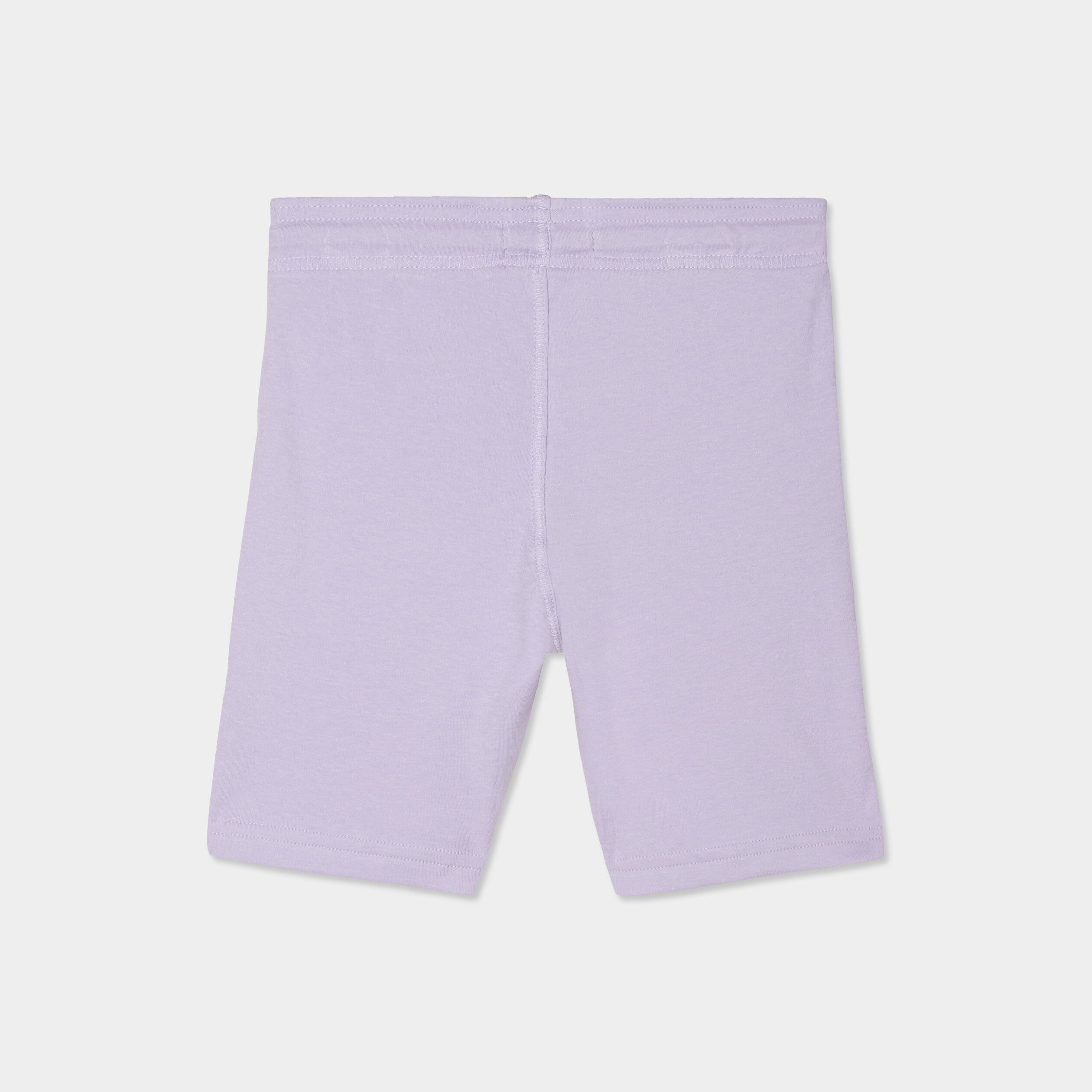 Short jogging droit taille &eacute;lastiqu&eacute;e mauve gar&ccedil;on