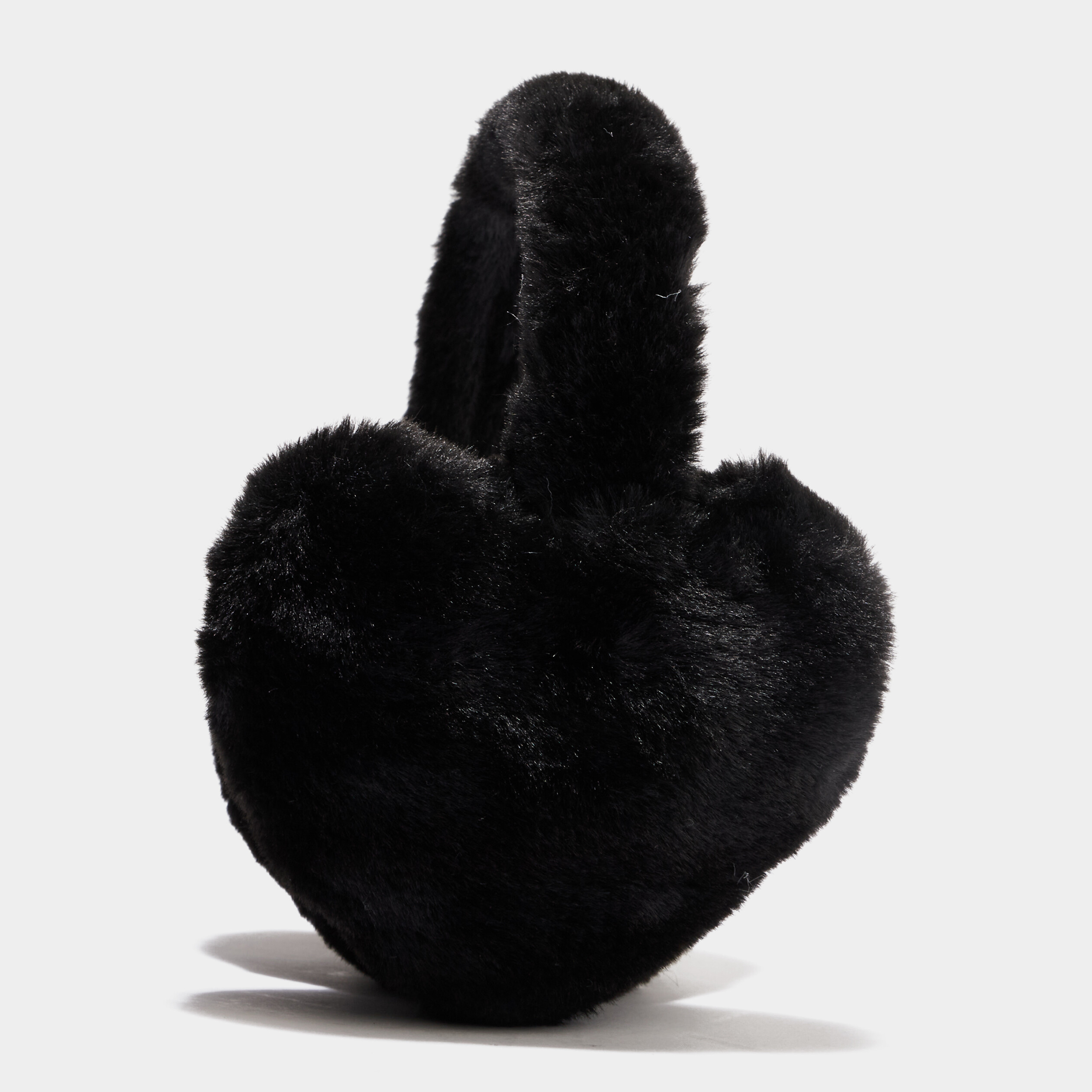 Caches-oreilles fausse fourrure noir fille