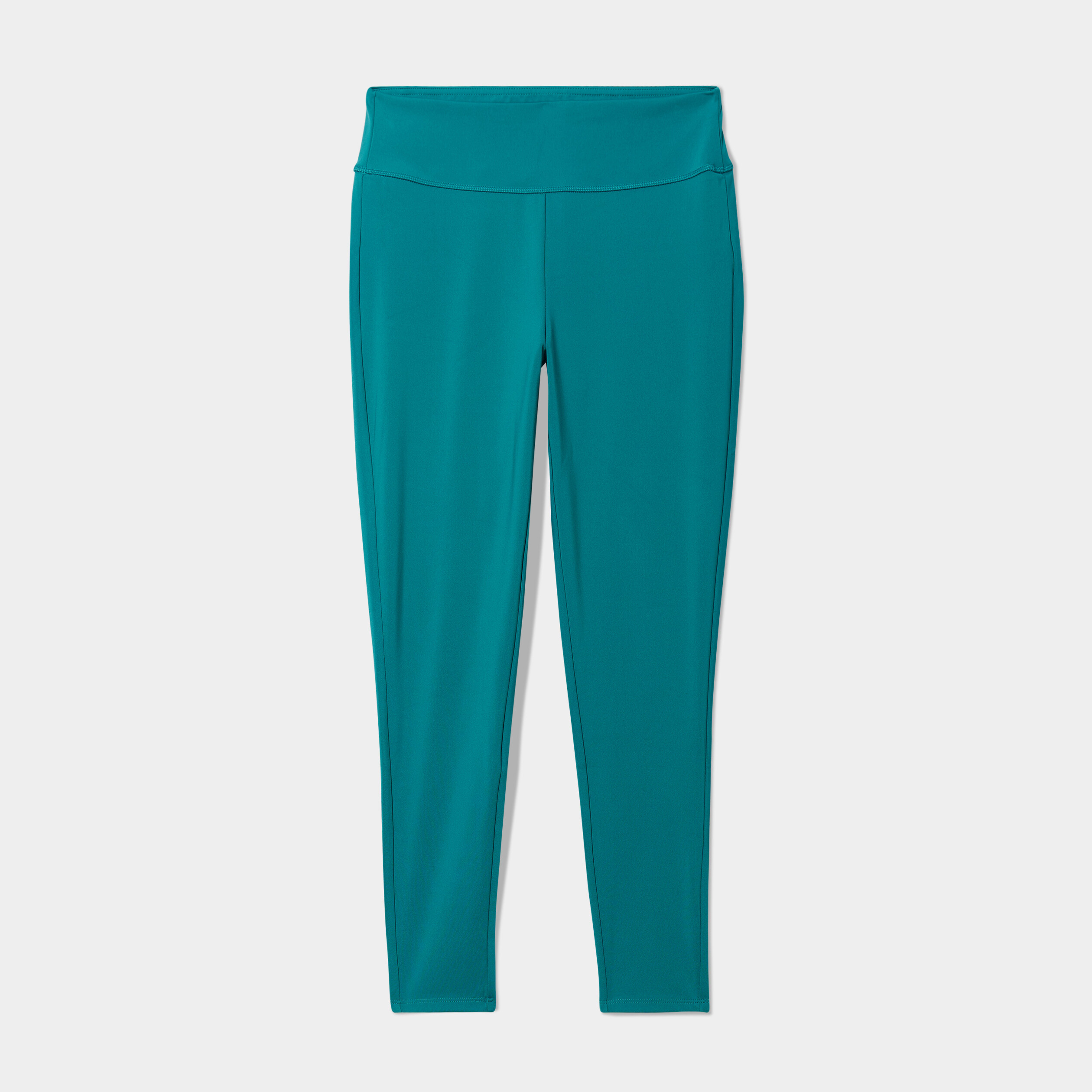 legging taille elastiquee vert emeraude femme Legging taille élastiquée vert émeraude femme
