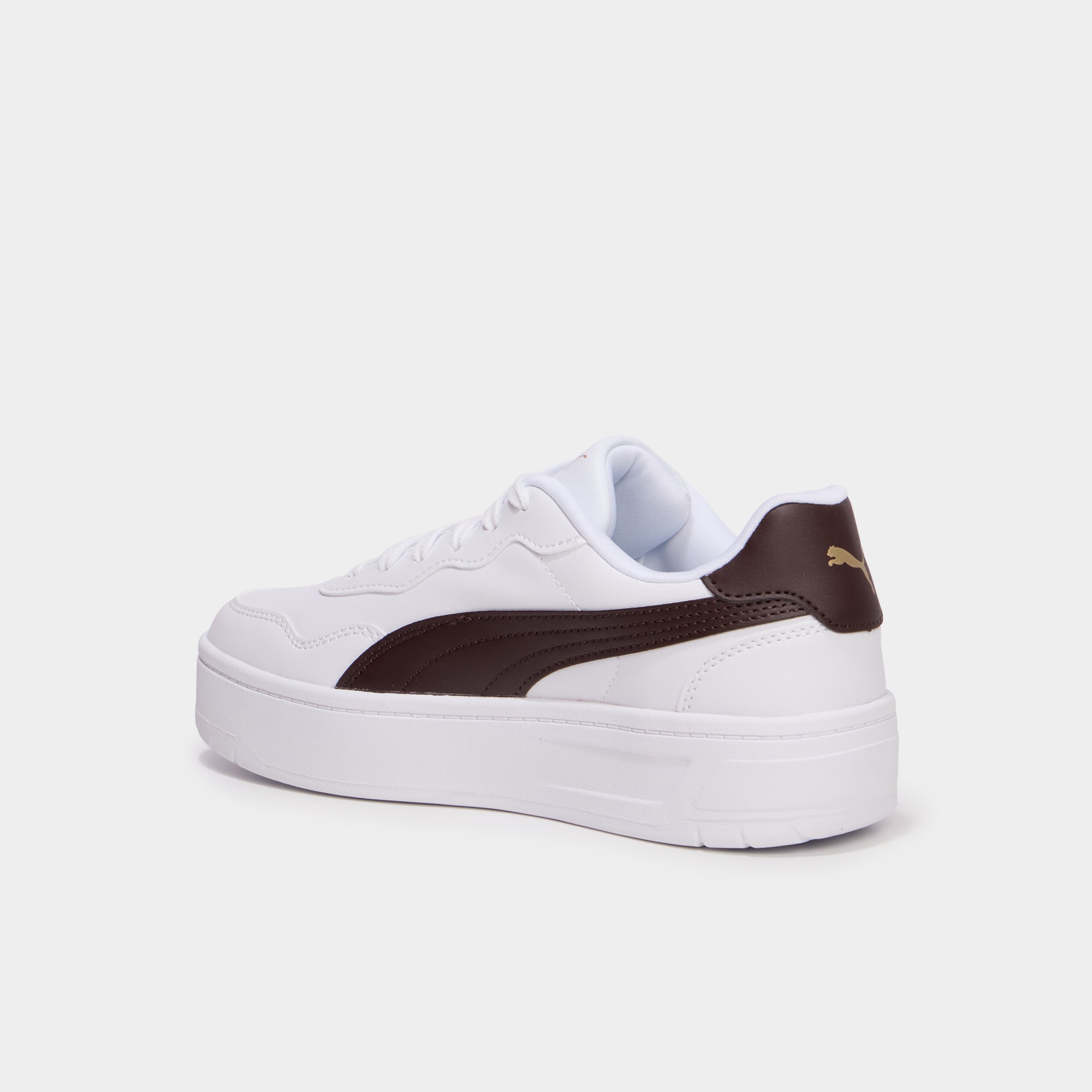 Baskets &agrave; lacets Puma Lally Skye marron femme