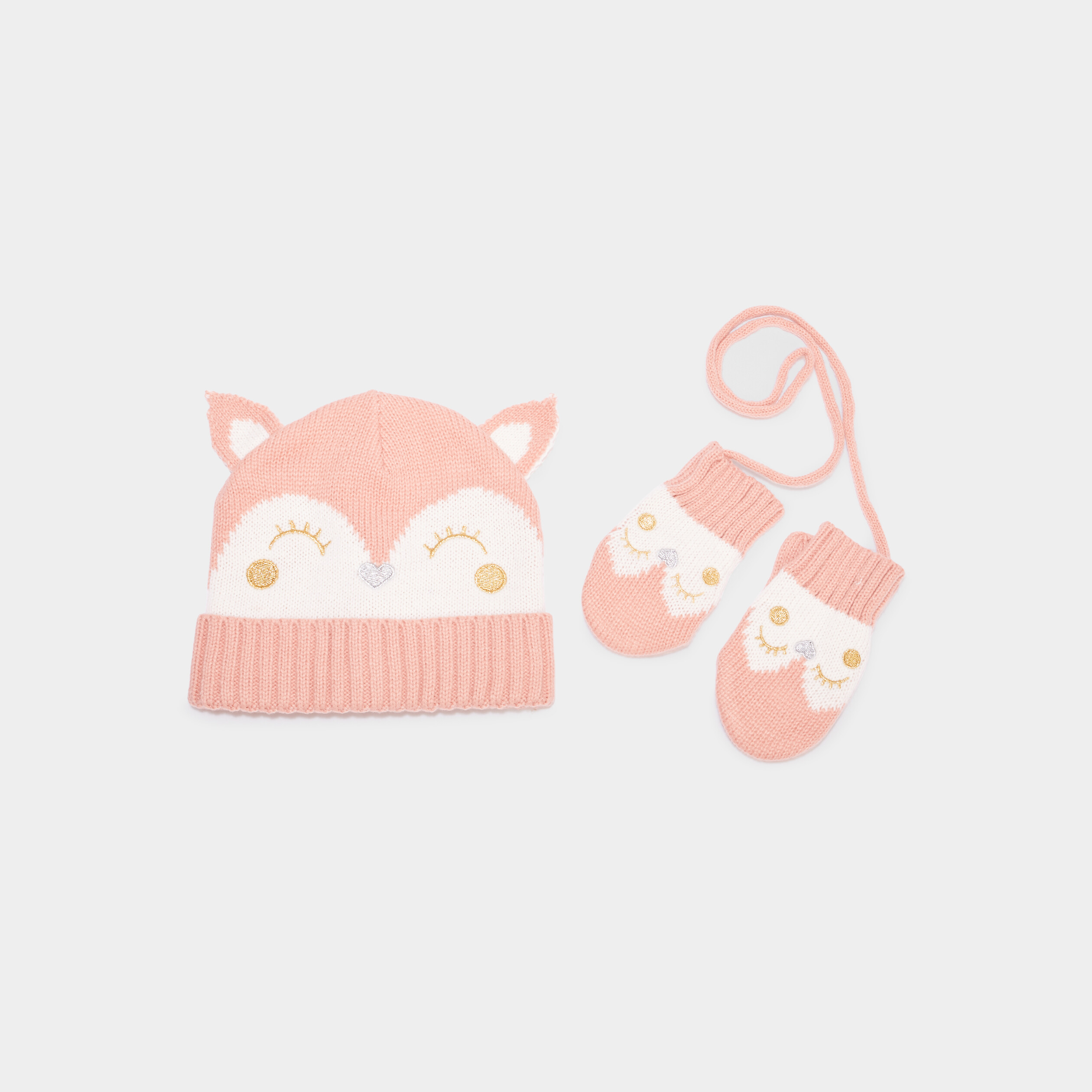 Lot De Bonnets Et Moufles Pour Nouveau-né 0-6 Mois En Coton Doux Avec Nœud - 3 Ensembles, Plusieurs Couleurs - 8