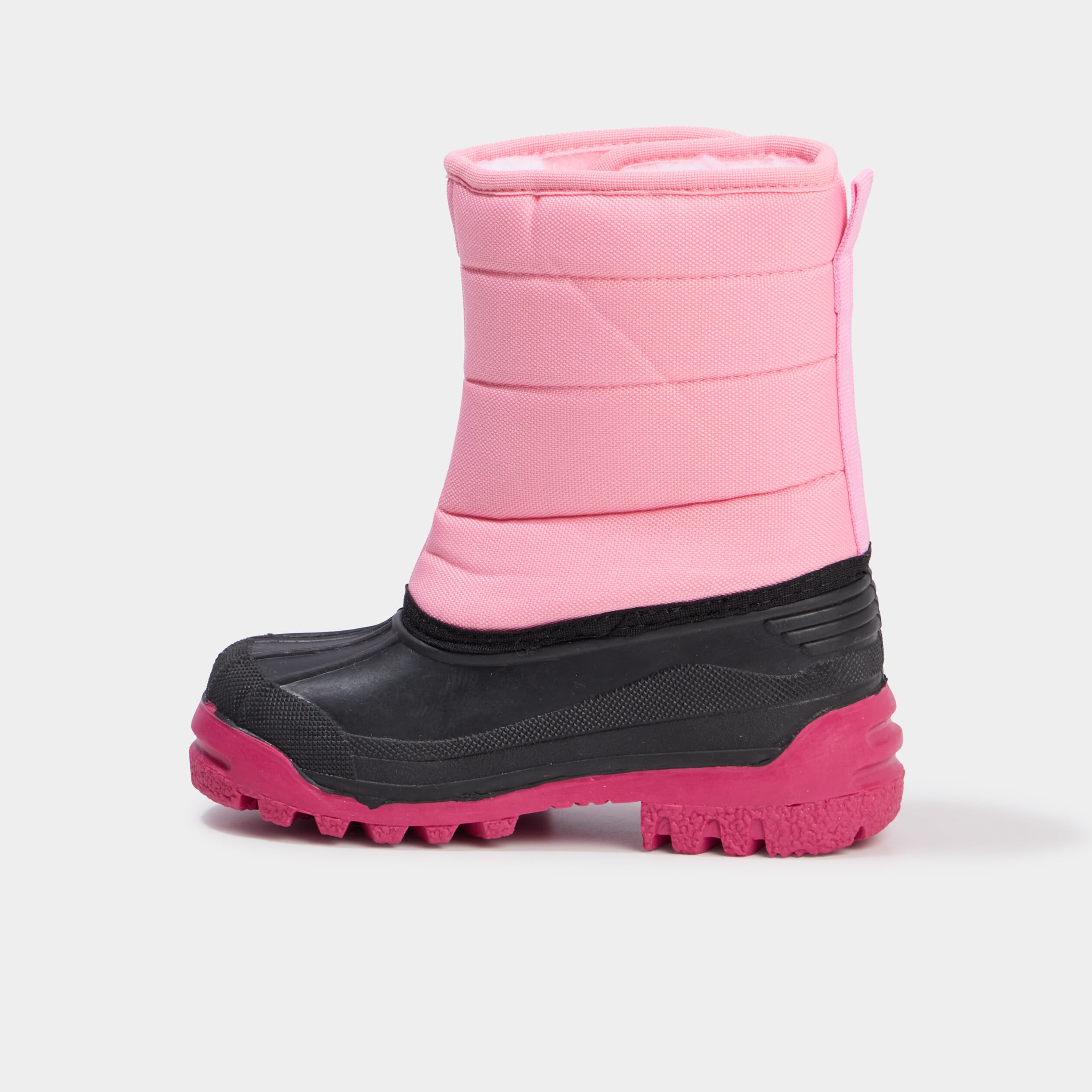 Bottes de neige fourr&eacute;es rose fille