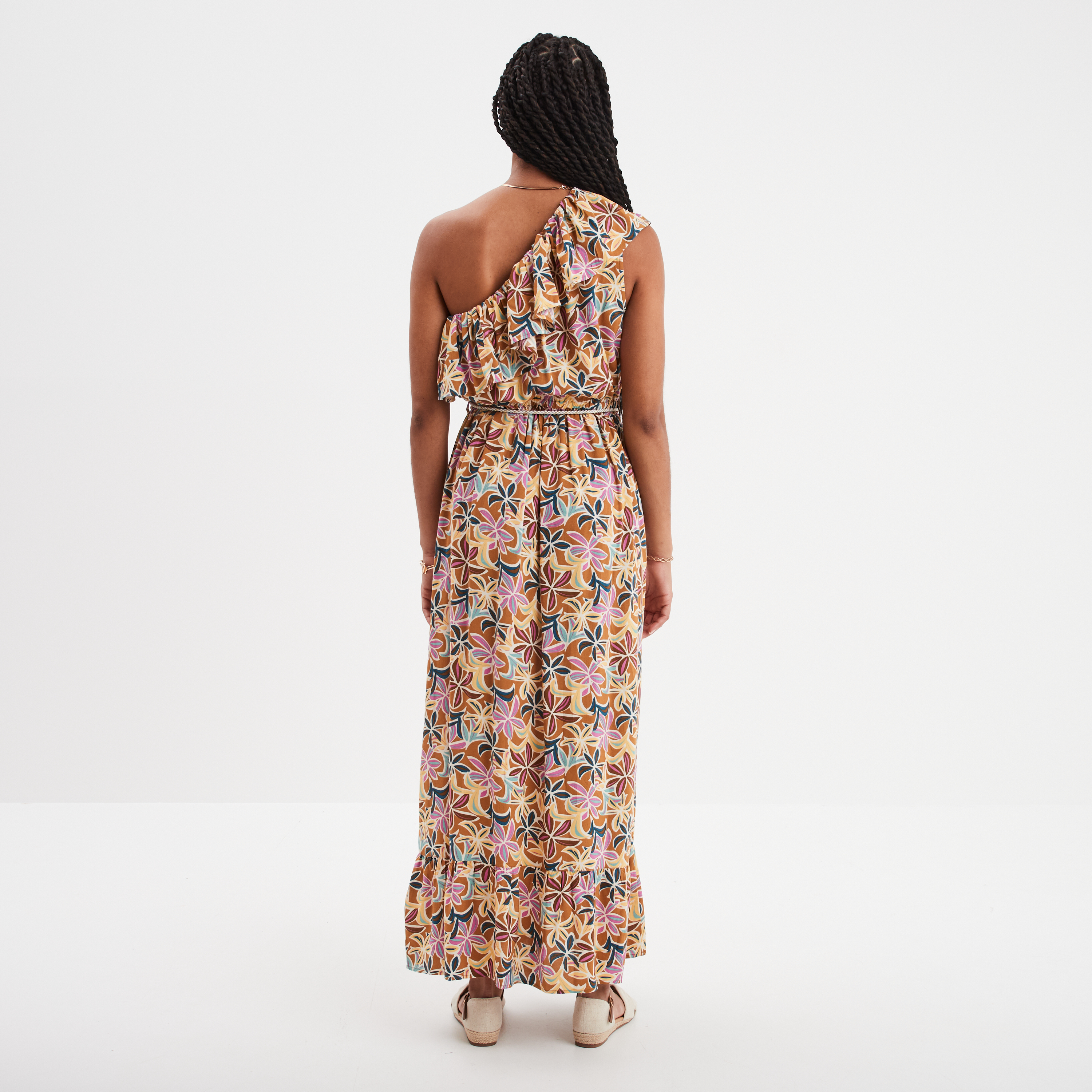 Robe volant asymetrique hotsell