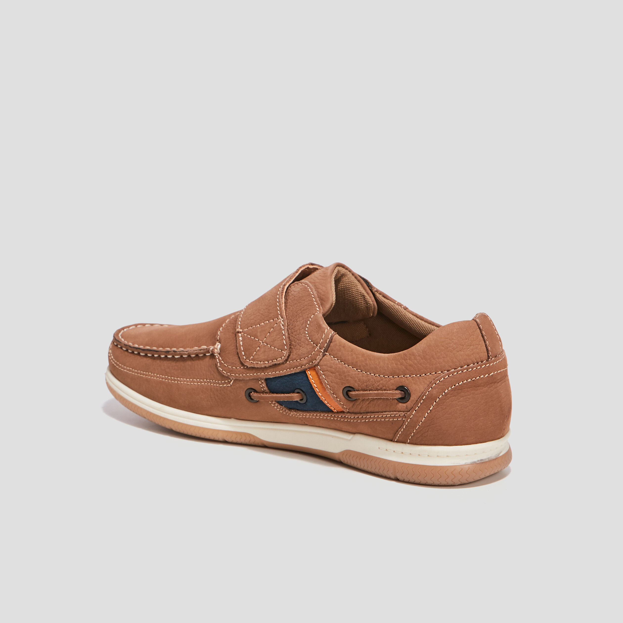 chaussures bateau a scratch en cuir sable homme Chaussures bateau à scratch en cuir sable homme