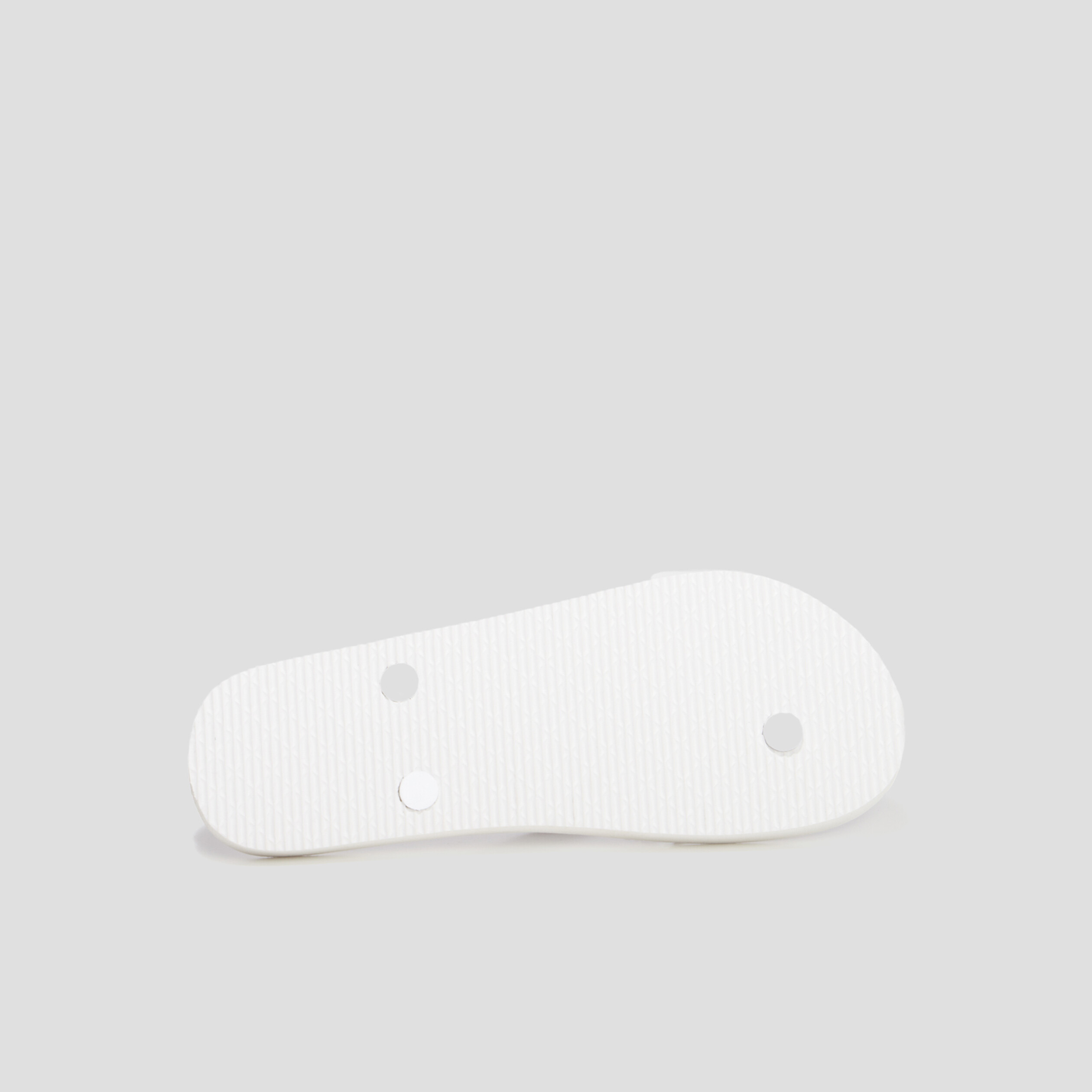 Tongs semelle plate blanc femme