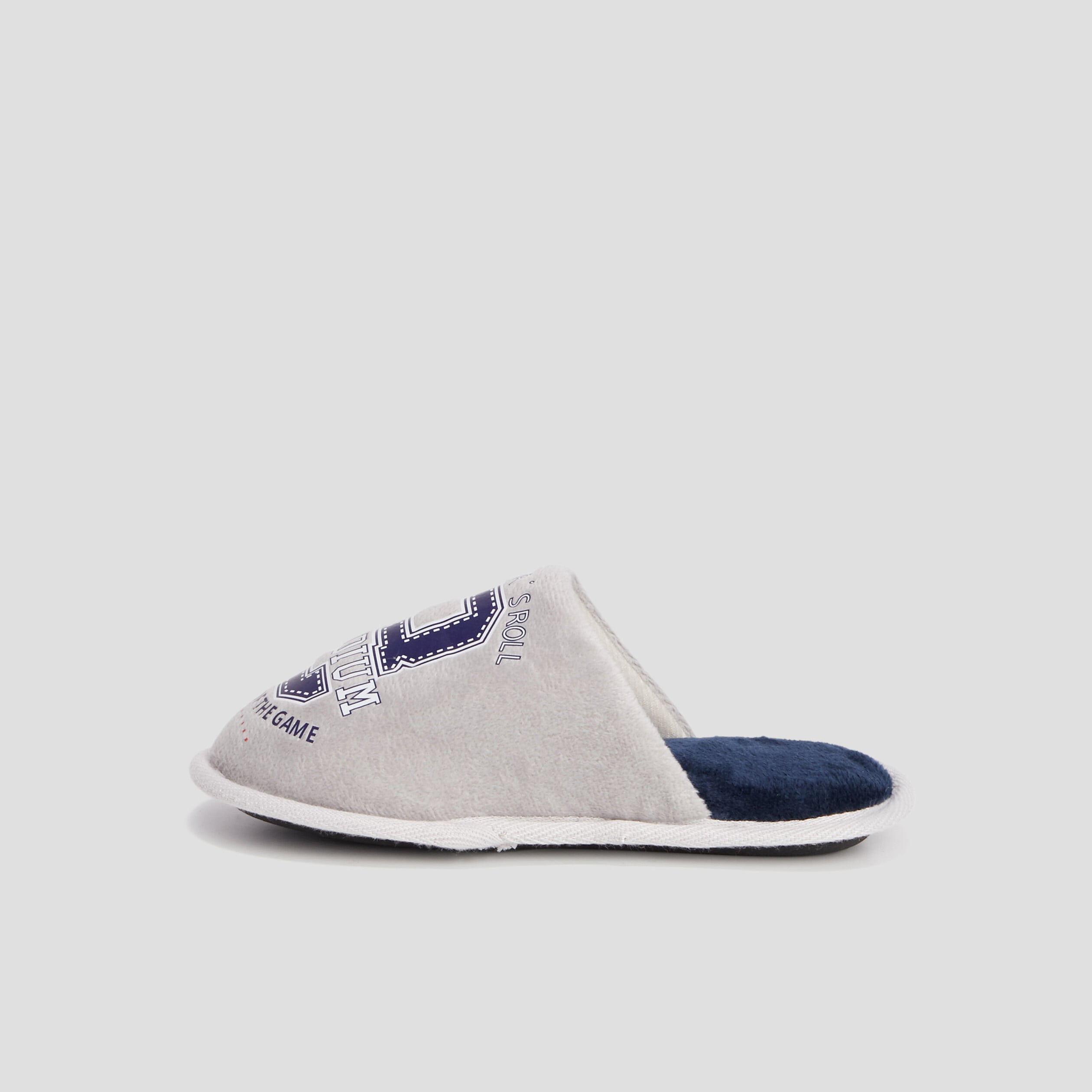 Chaussons mules gris gar&ccedil;on