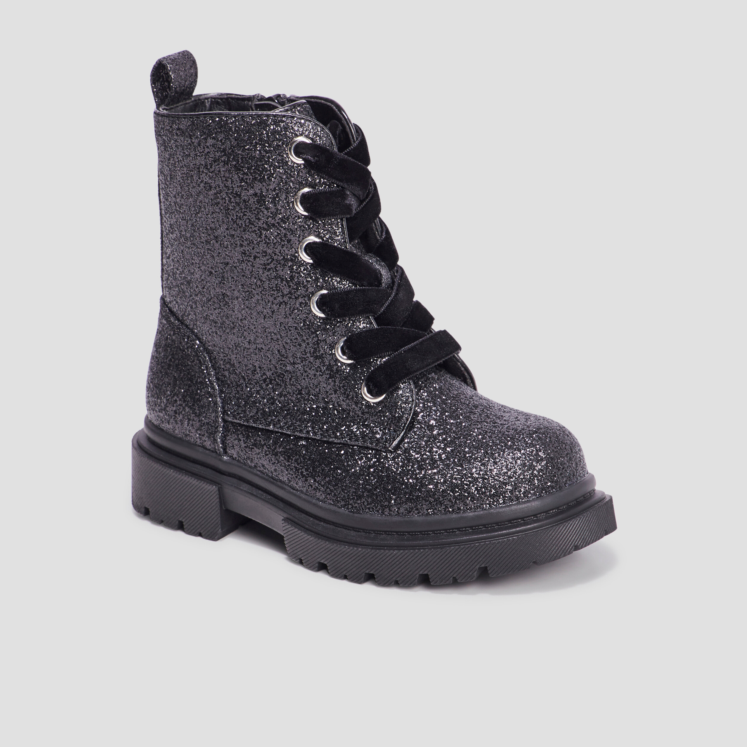 bottines lacets fille