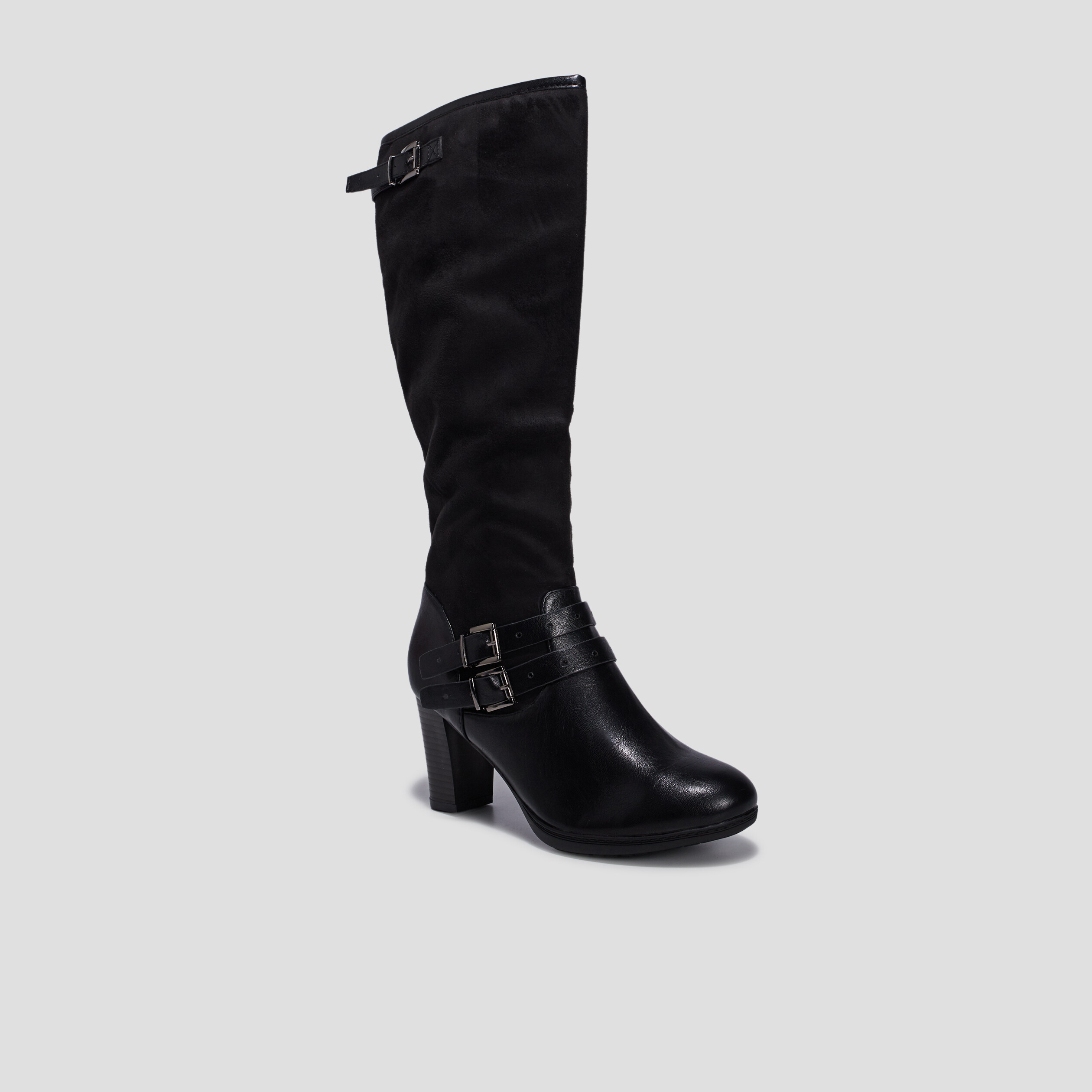 bottes a talons noir femme Bottes à talons noir femme