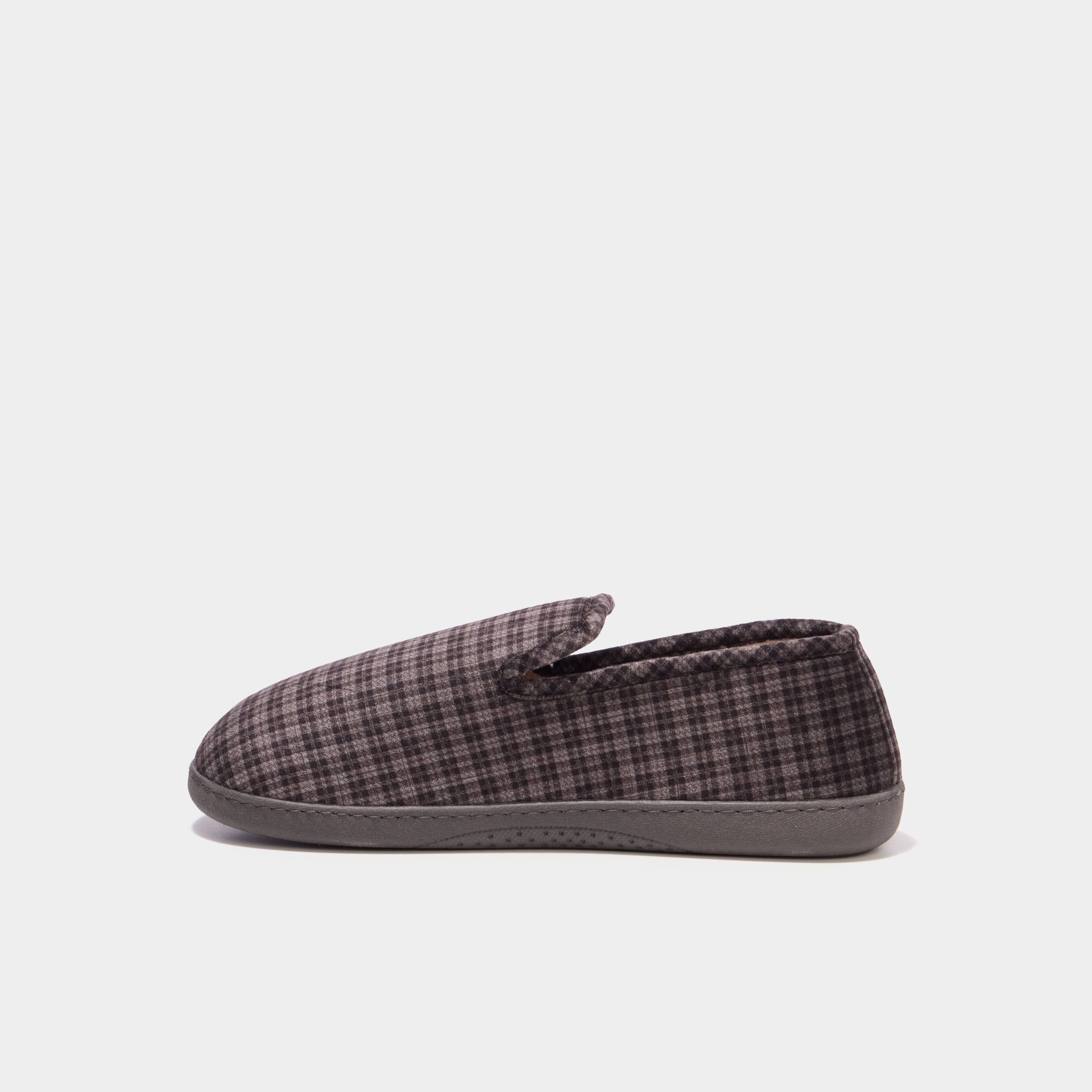 Chaussons fourr&eacute;s Isotoner gris homme