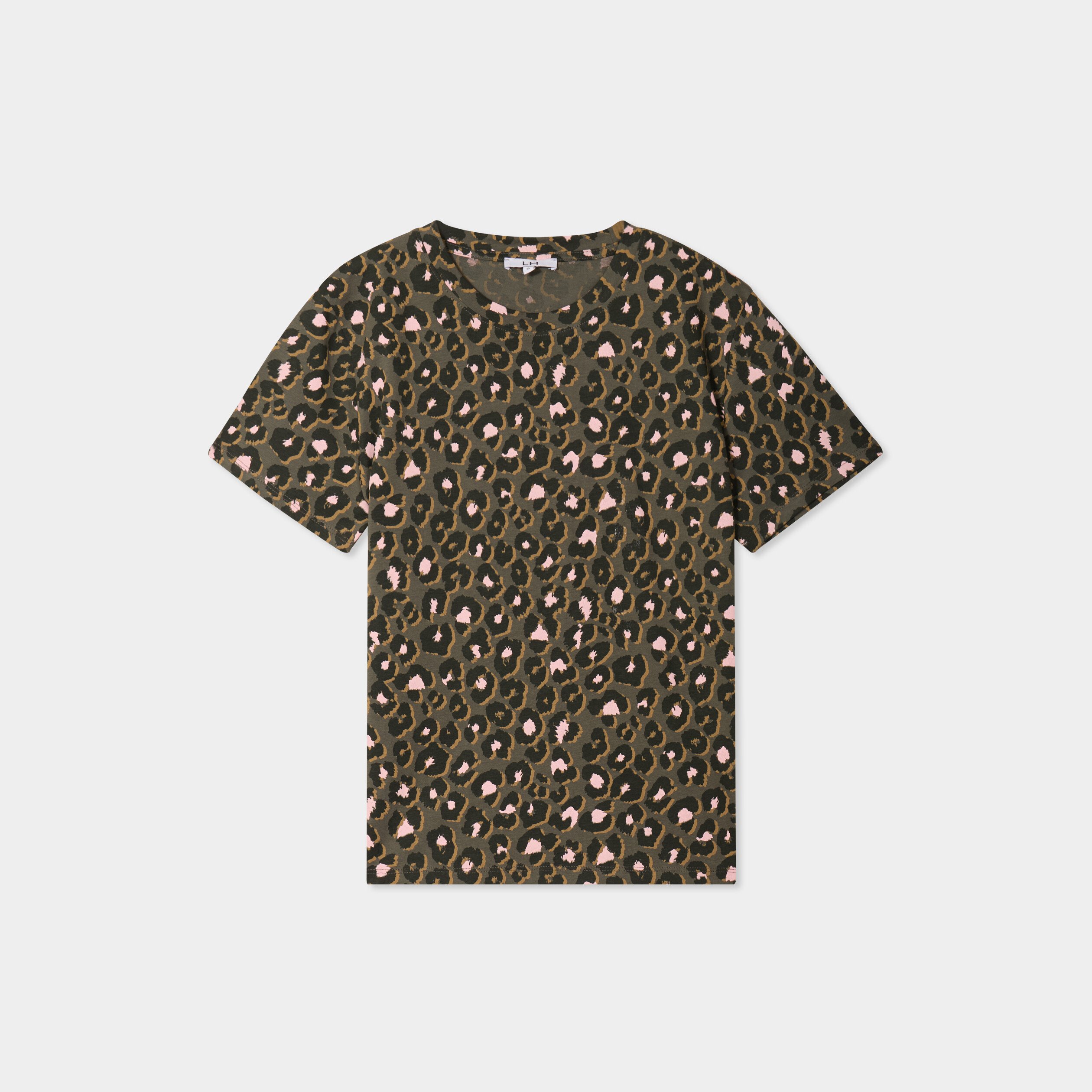 t shirt coton col rond manches courtes vert kaki femme T-shirt coton col rond manches courtes vert kaki femme