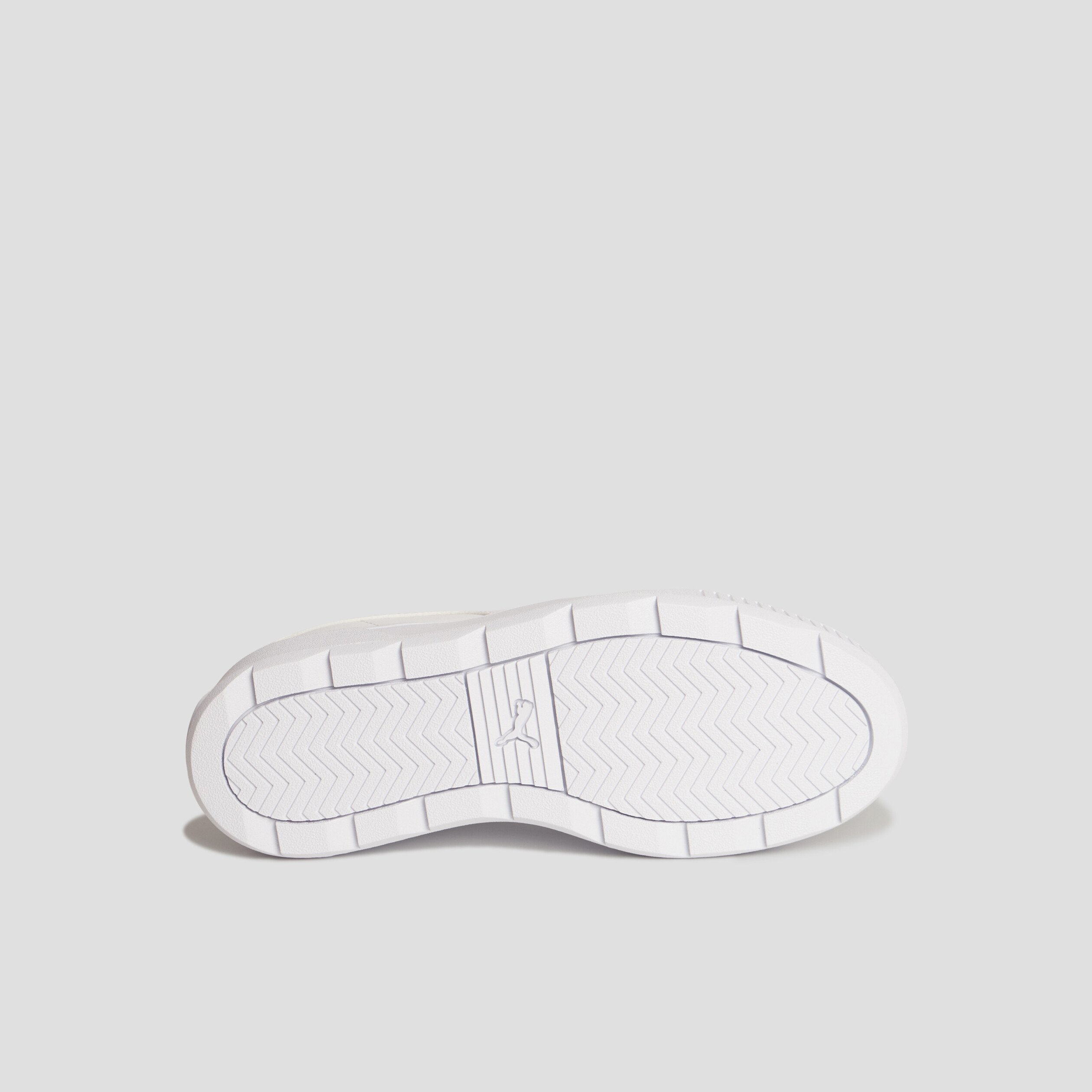 Tennis basses en cuir Puma Karmen blanc fille