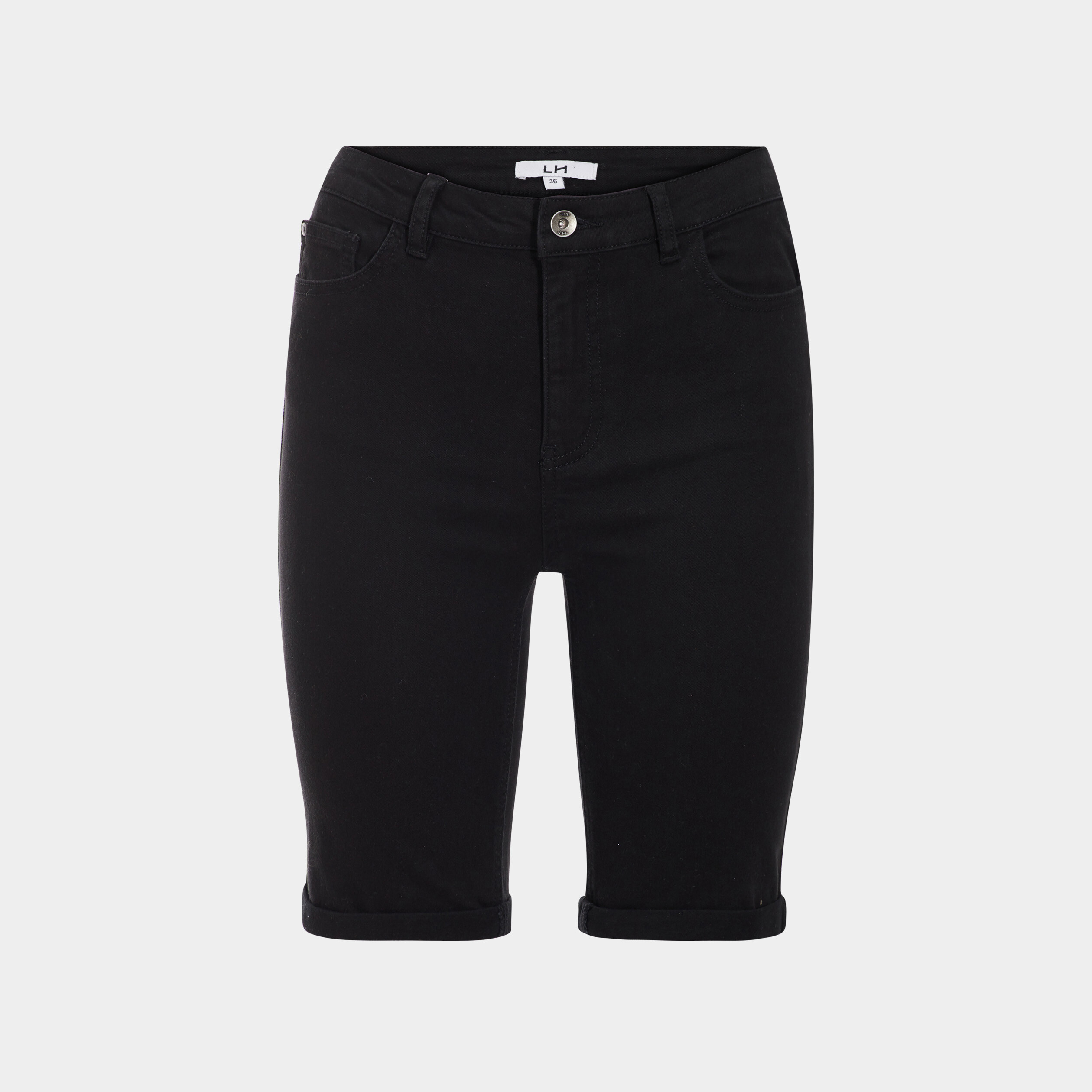 bermuda slim 5 poches noir femme Bermuda slim 5 poches noir femme