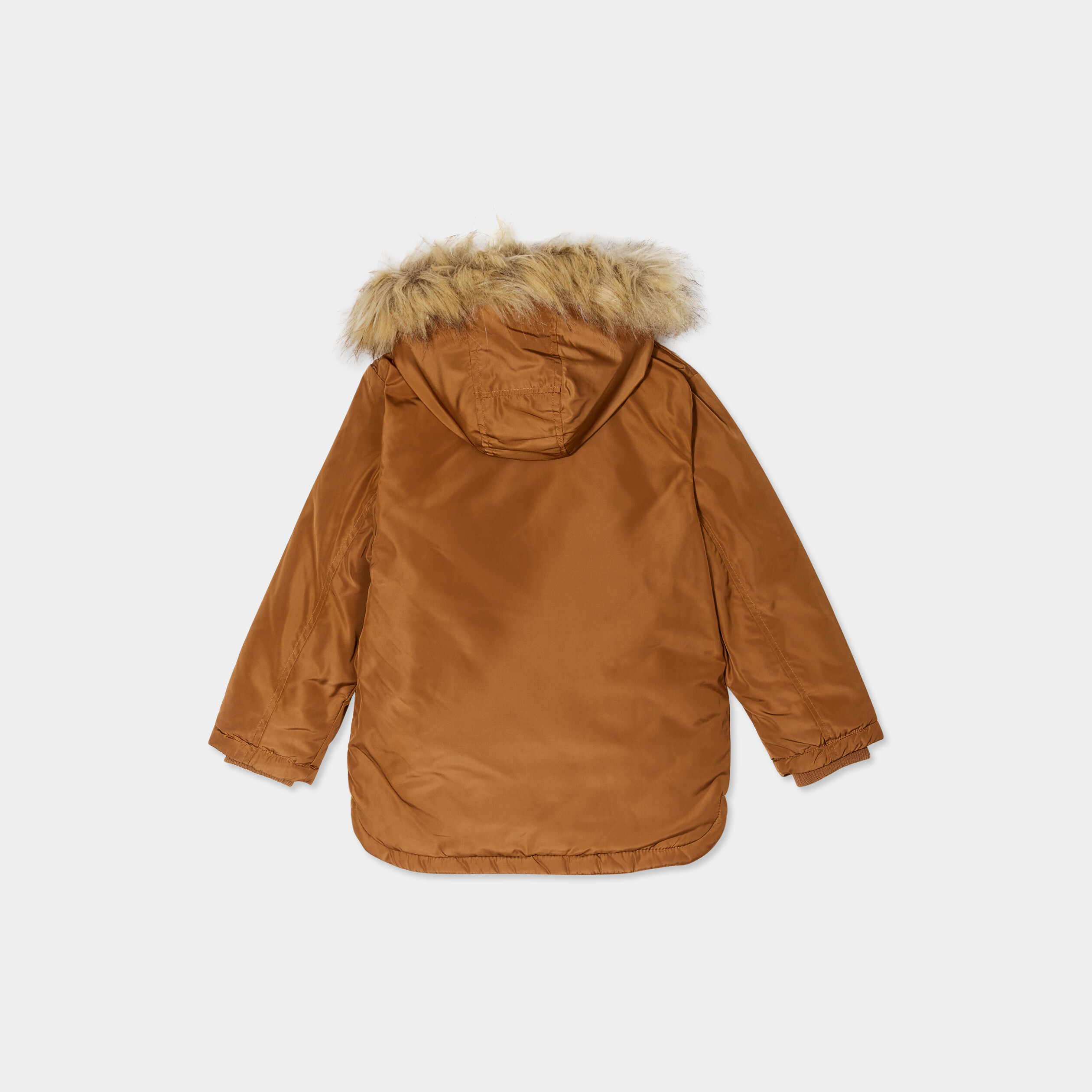 Manteau D'Hiver Garçon Doudoune à Capuche Fourrure - Blouson Matelassé Chaud Pour Neige Et Froid