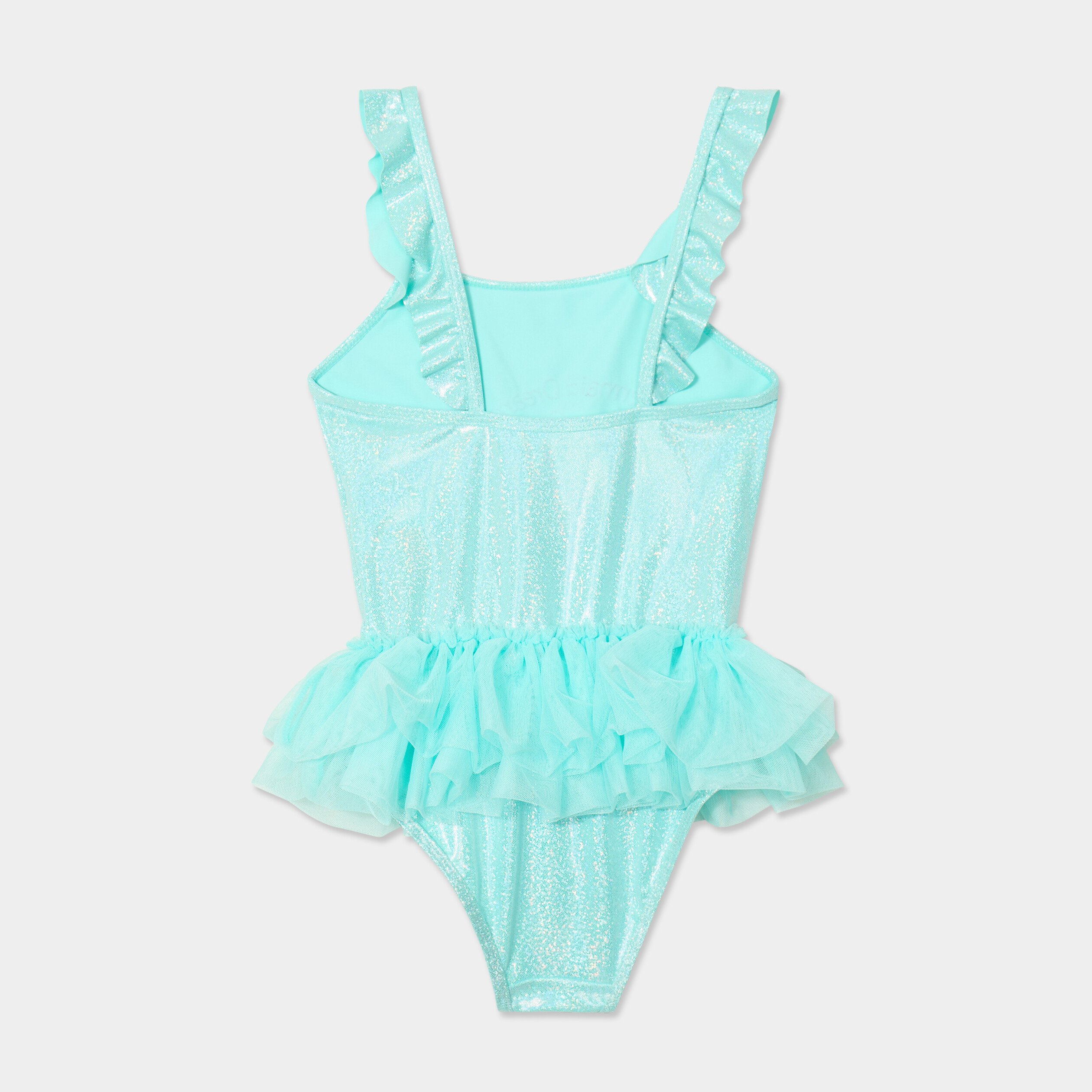 maillot de bain une piece paillettes vert clair fille Maillot de bain une pièce paillettes vert clair fille