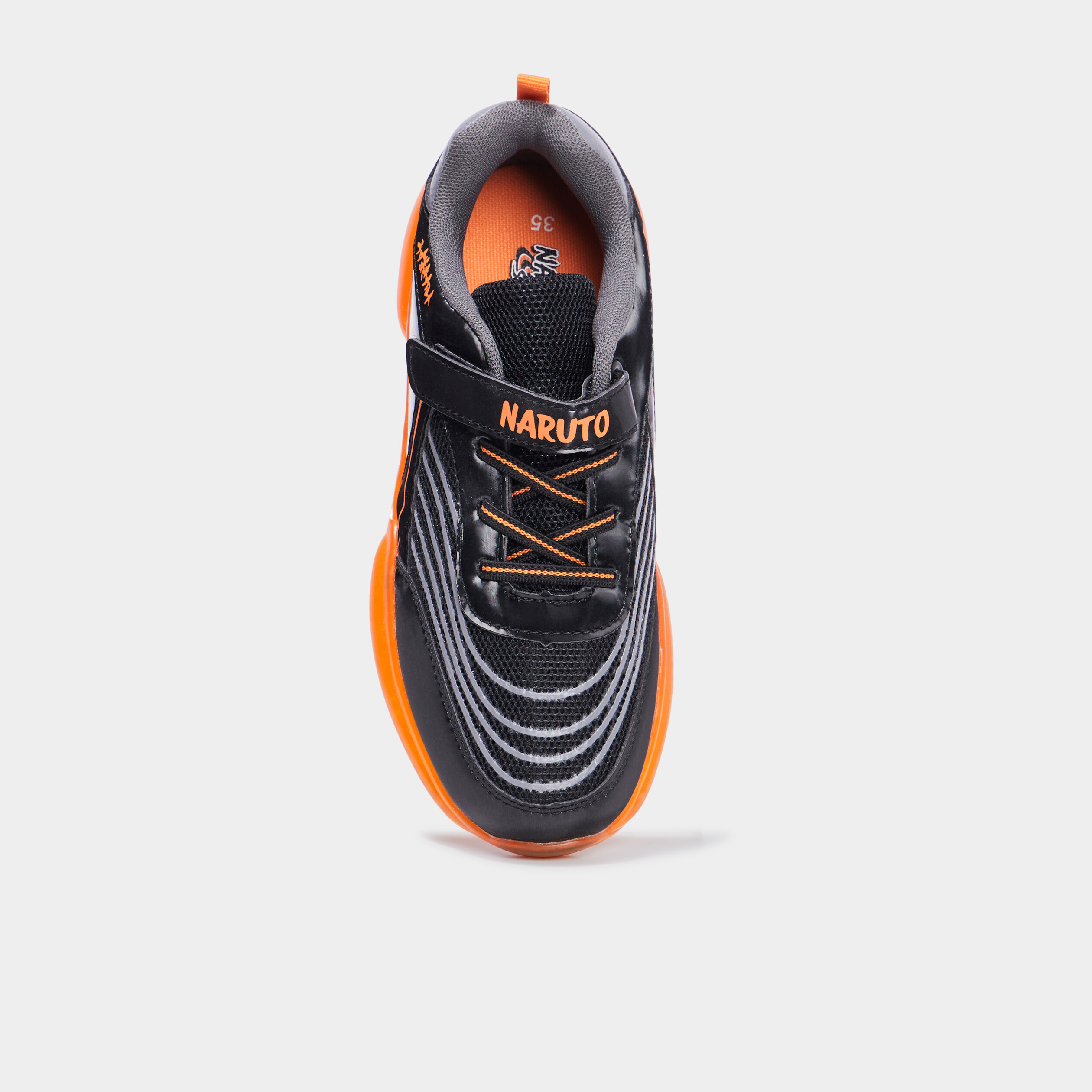Baskets running lumineuses Naruto noir gar&ccedil;on