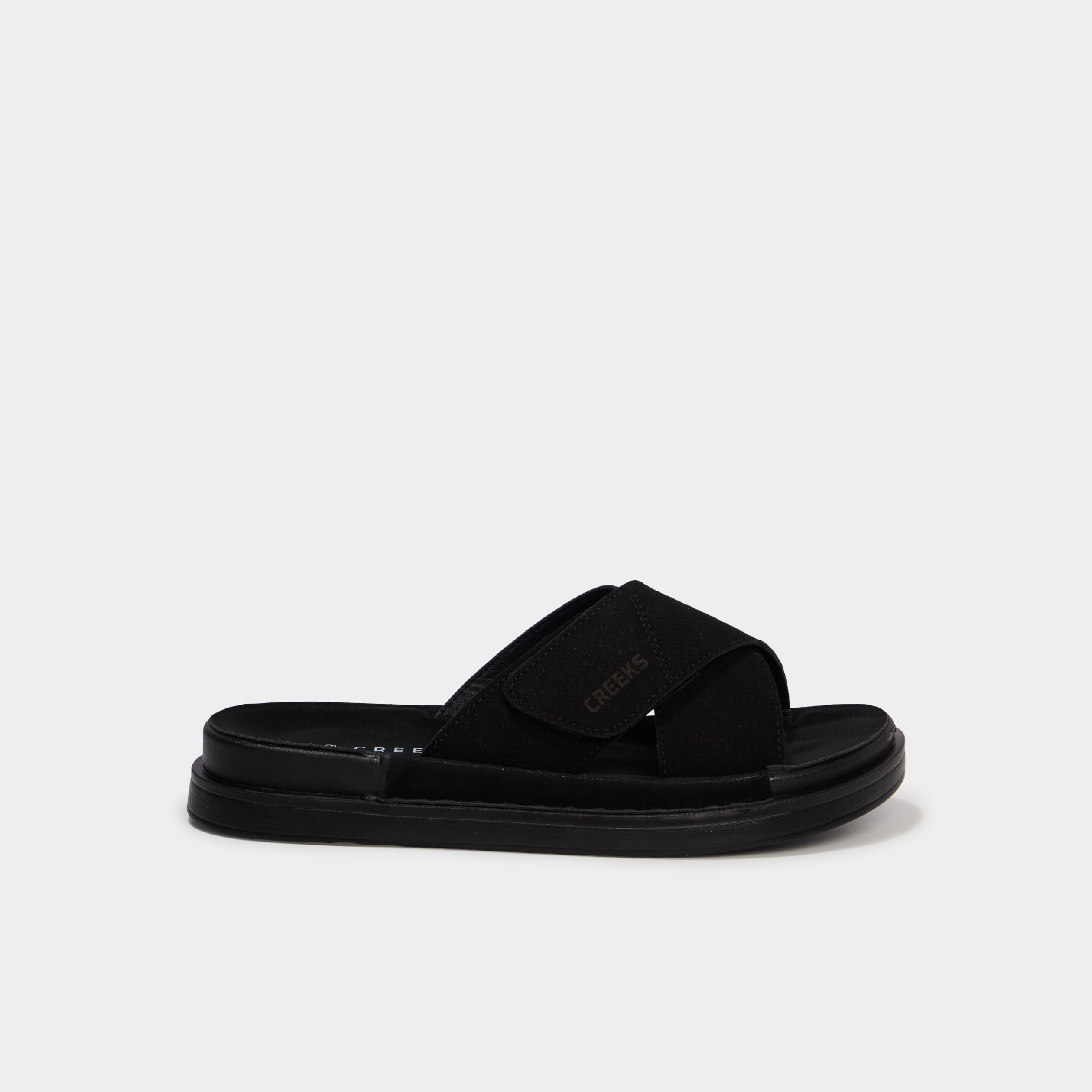 Mules &agrave; scratchs effet su&eacute;dine noir femme