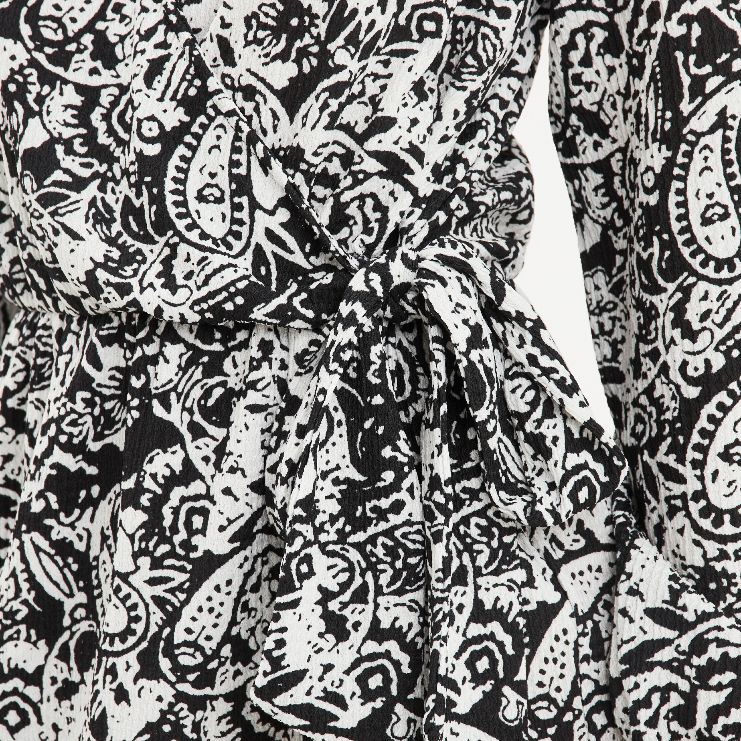 robe portefeuille manches longues noir femme Robe portefeuille manches longues noir femme