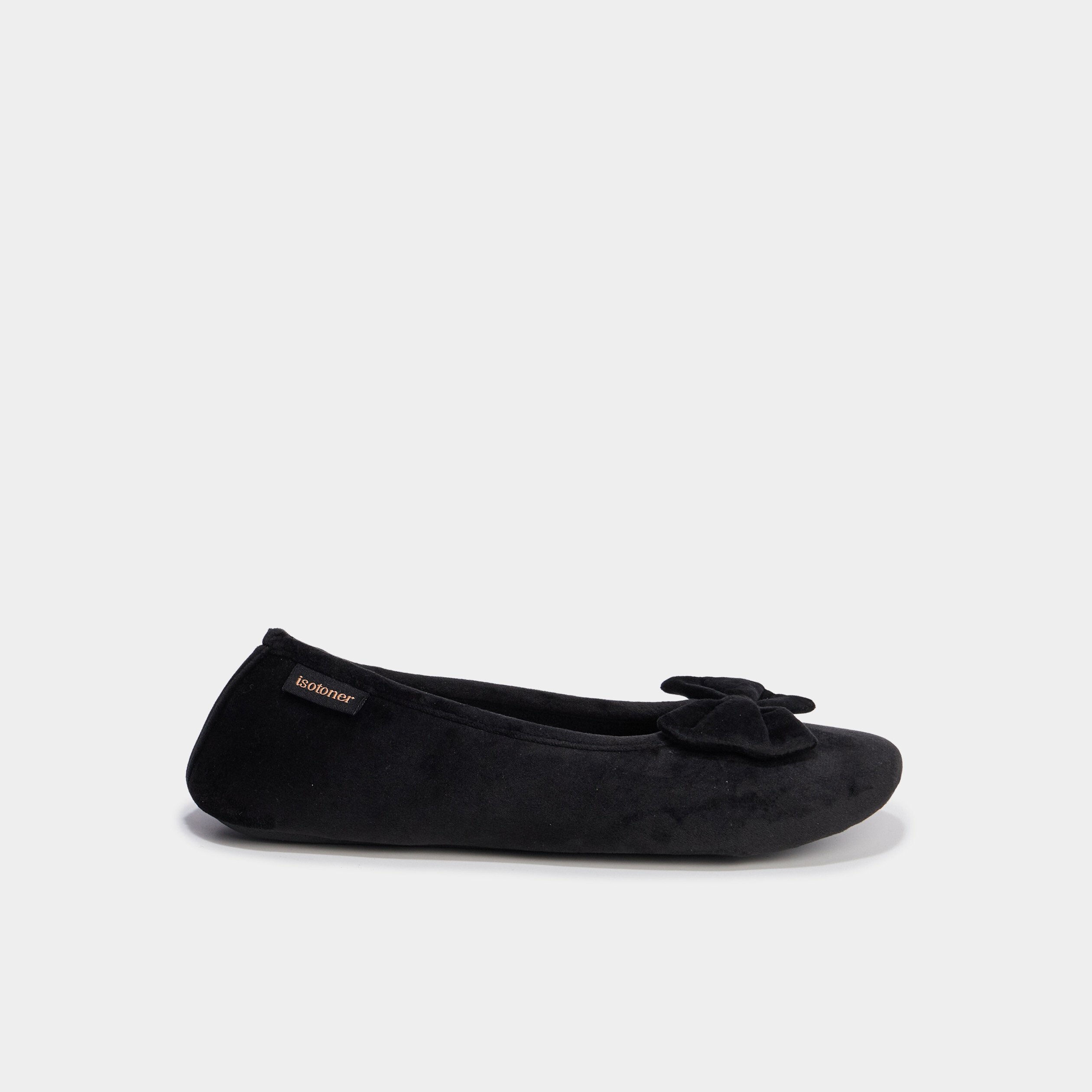 chaussons ballerines isotoner sable femme Chaussons ballerines Isotoner sable femme