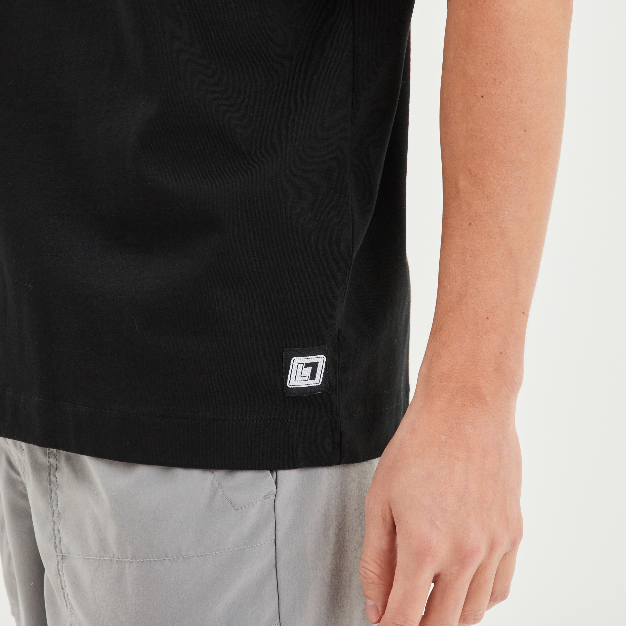 t shirt oversize manches courtes liberto noir homme T-shirt oversize manches courtes Liberto noir homme