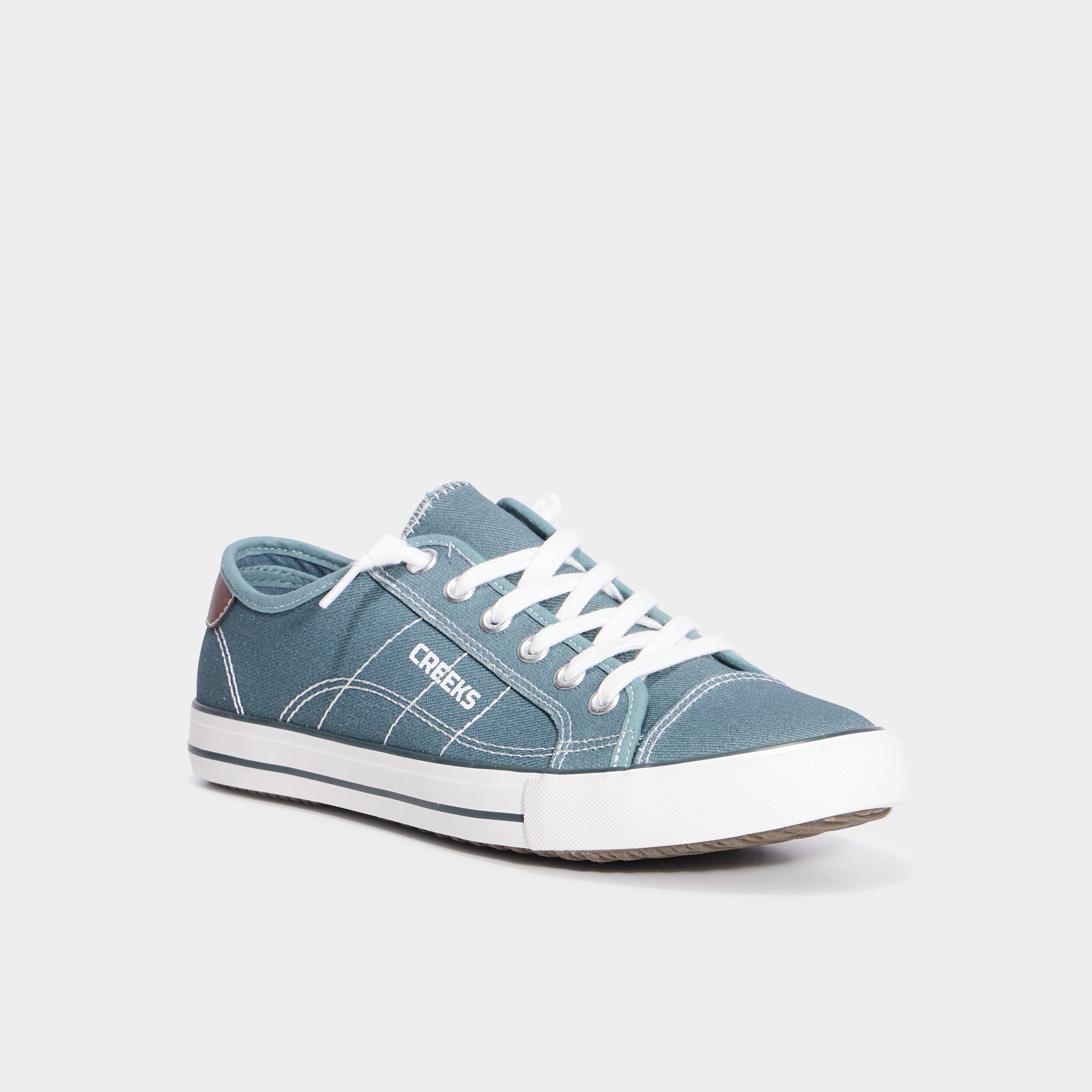 tennis basses en toile a lacets bleu homme Tennis basses en toile à lacets bleu homme