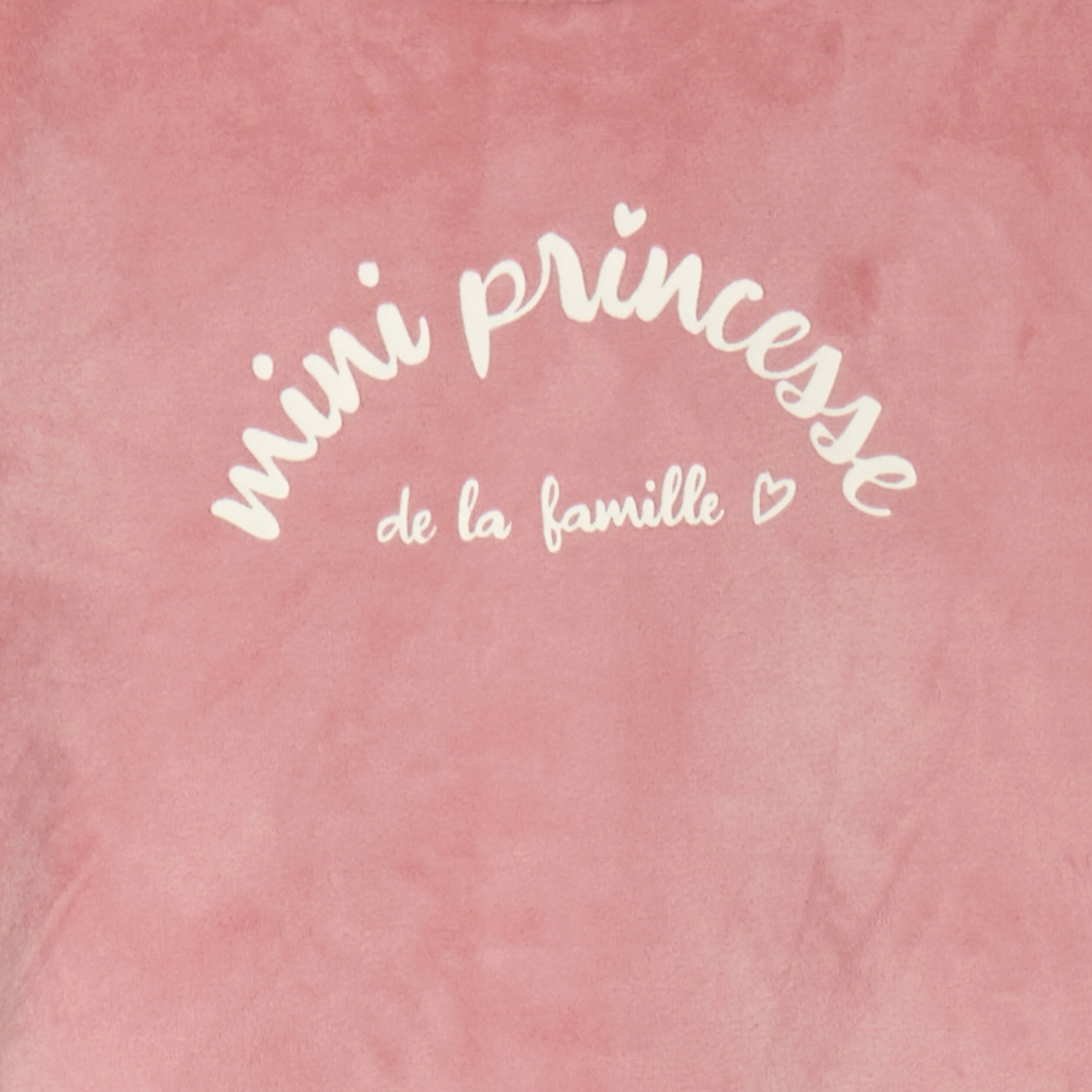 dors bien effet velours manches longues vieux rose bebef Dors-bien effet velours manches longues vieux rose bébé fille