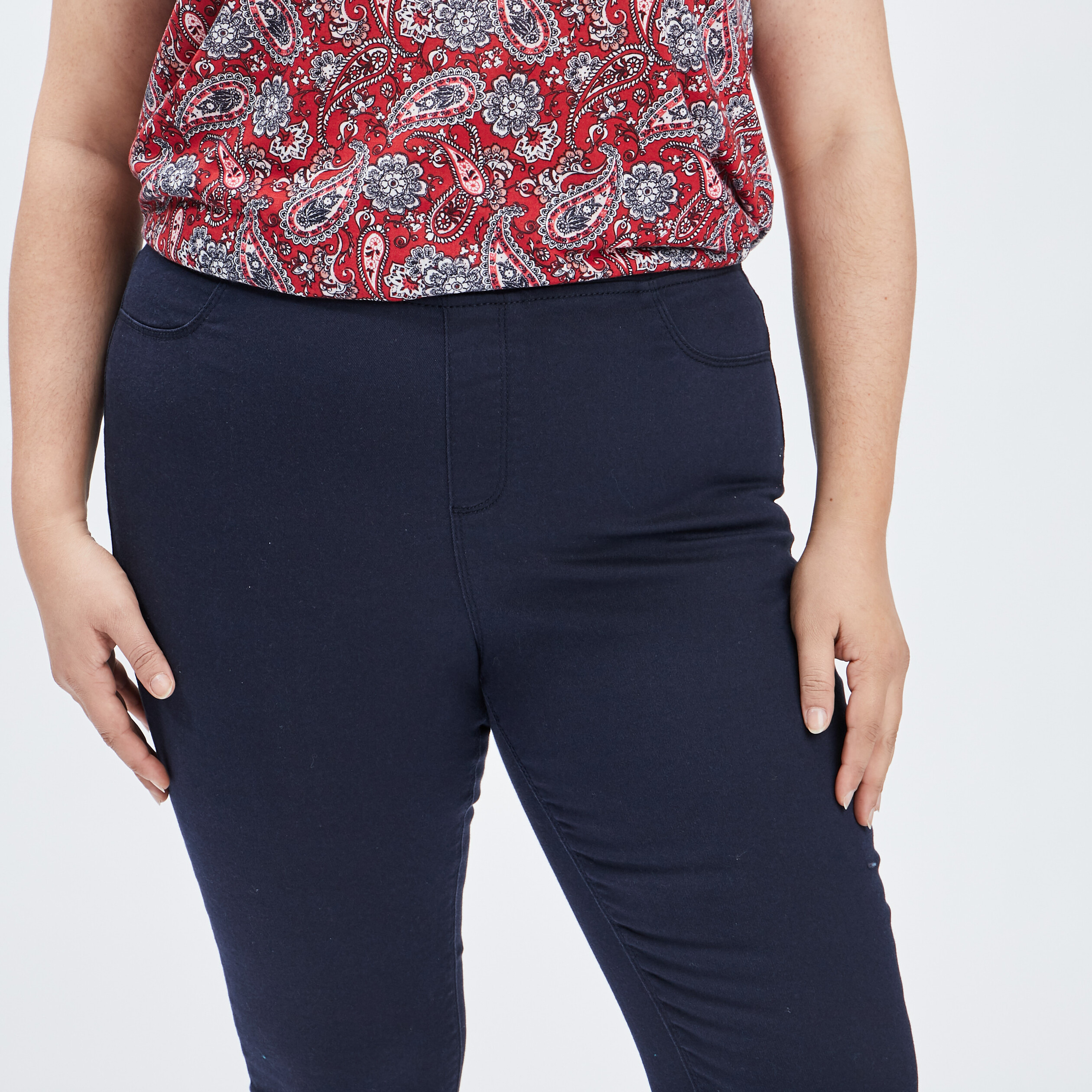 jeggings bleu marine femmegt Jeggings bleu marine femme grande taille