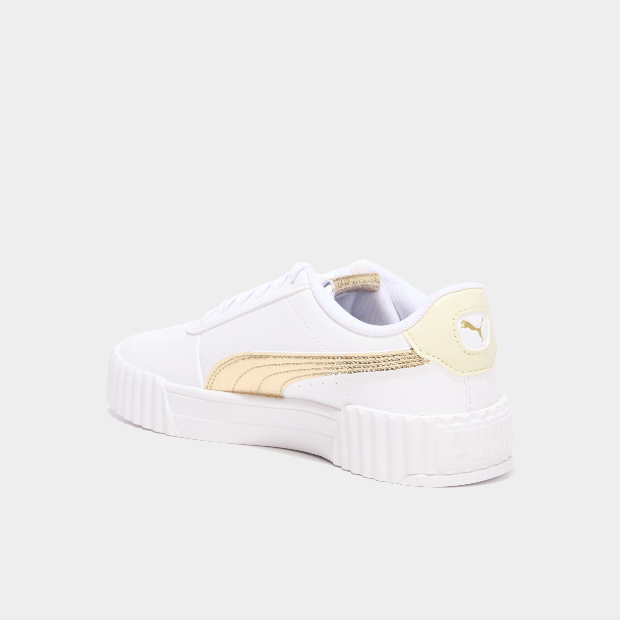 Tennis basses &agrave; lacets Carina 3.0 Puma jaune or femme