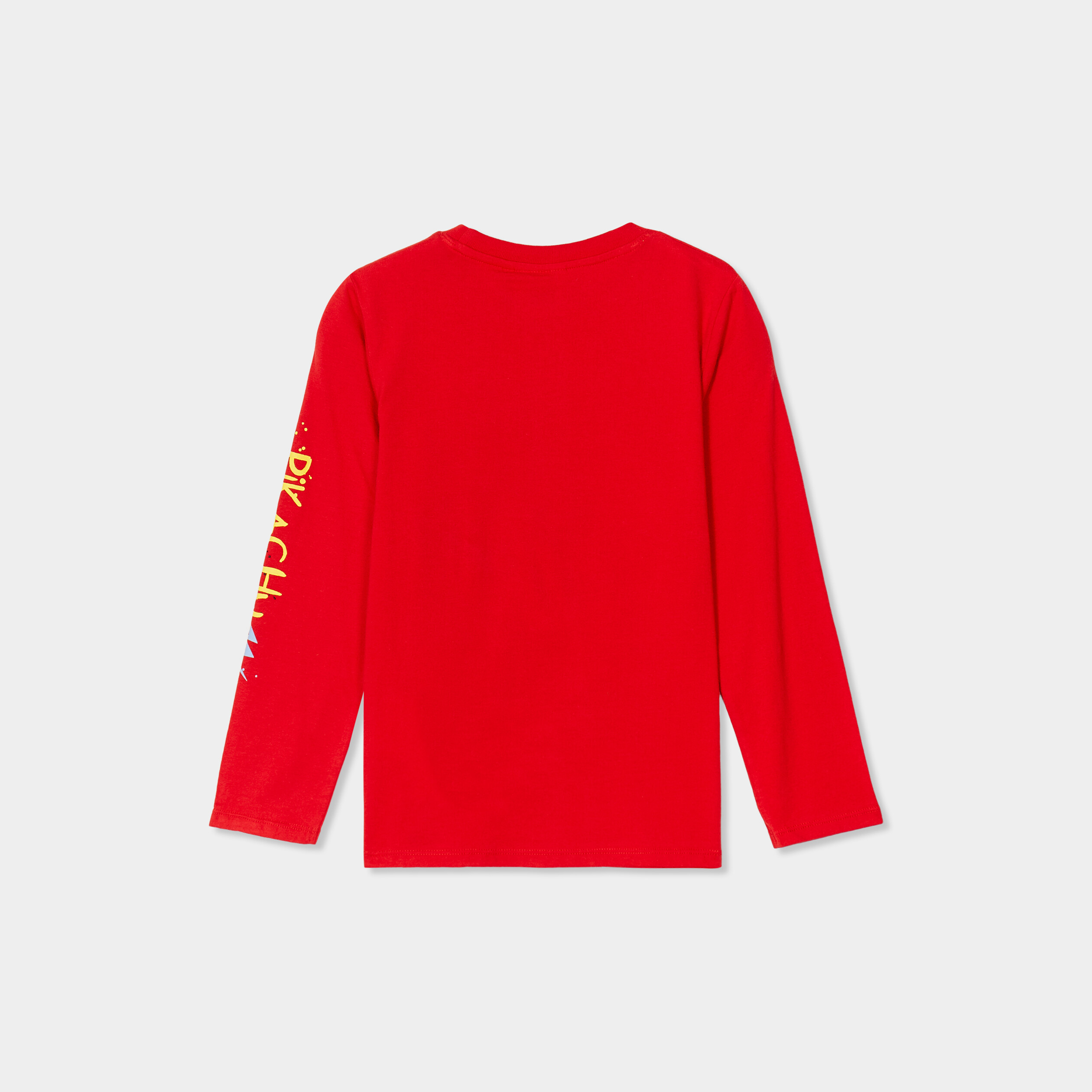 t shirt manches longues pokemon pikachu rouge garcon T-shirt manches longues Pokémon Pikachu rouge garçon