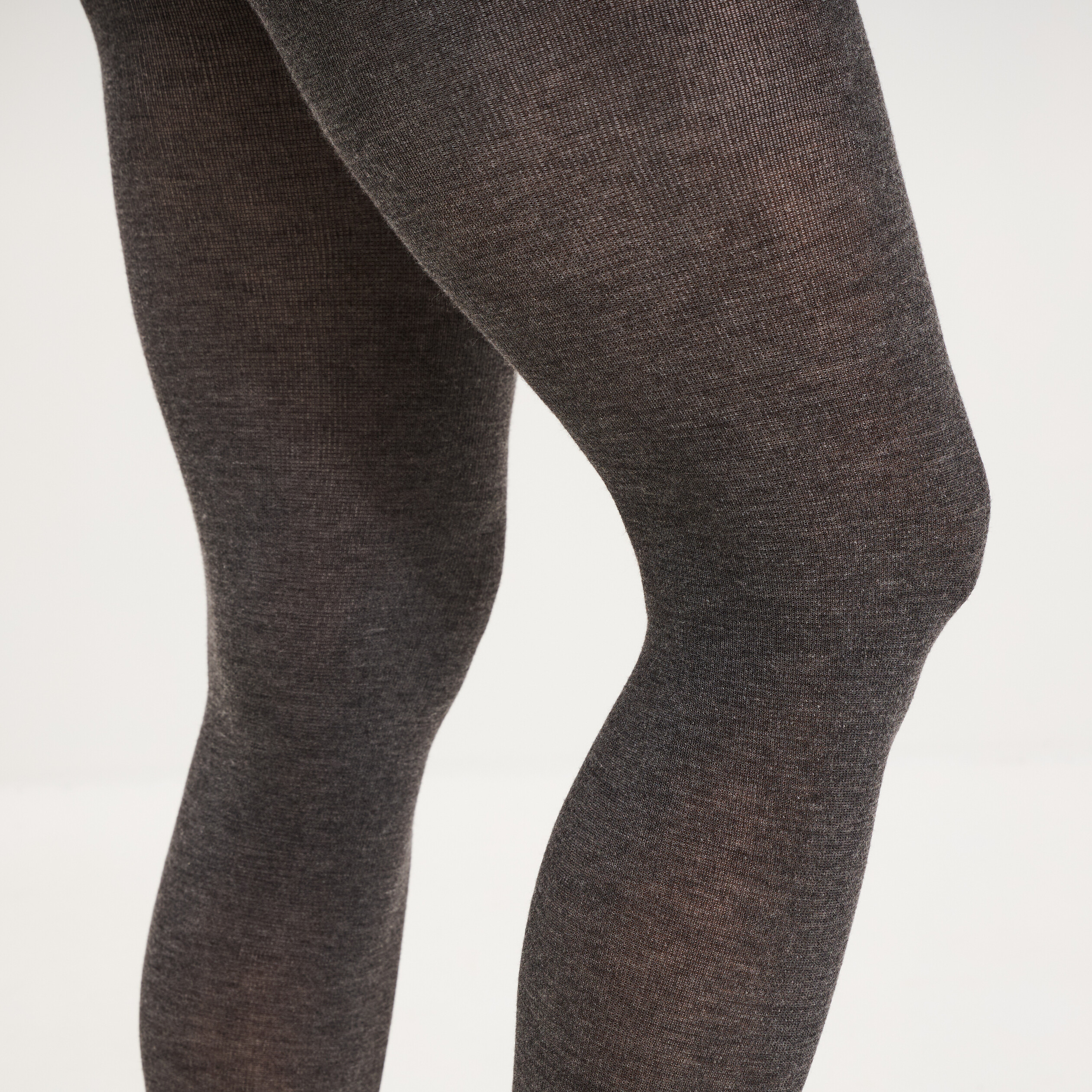 Collants opaques gris femme