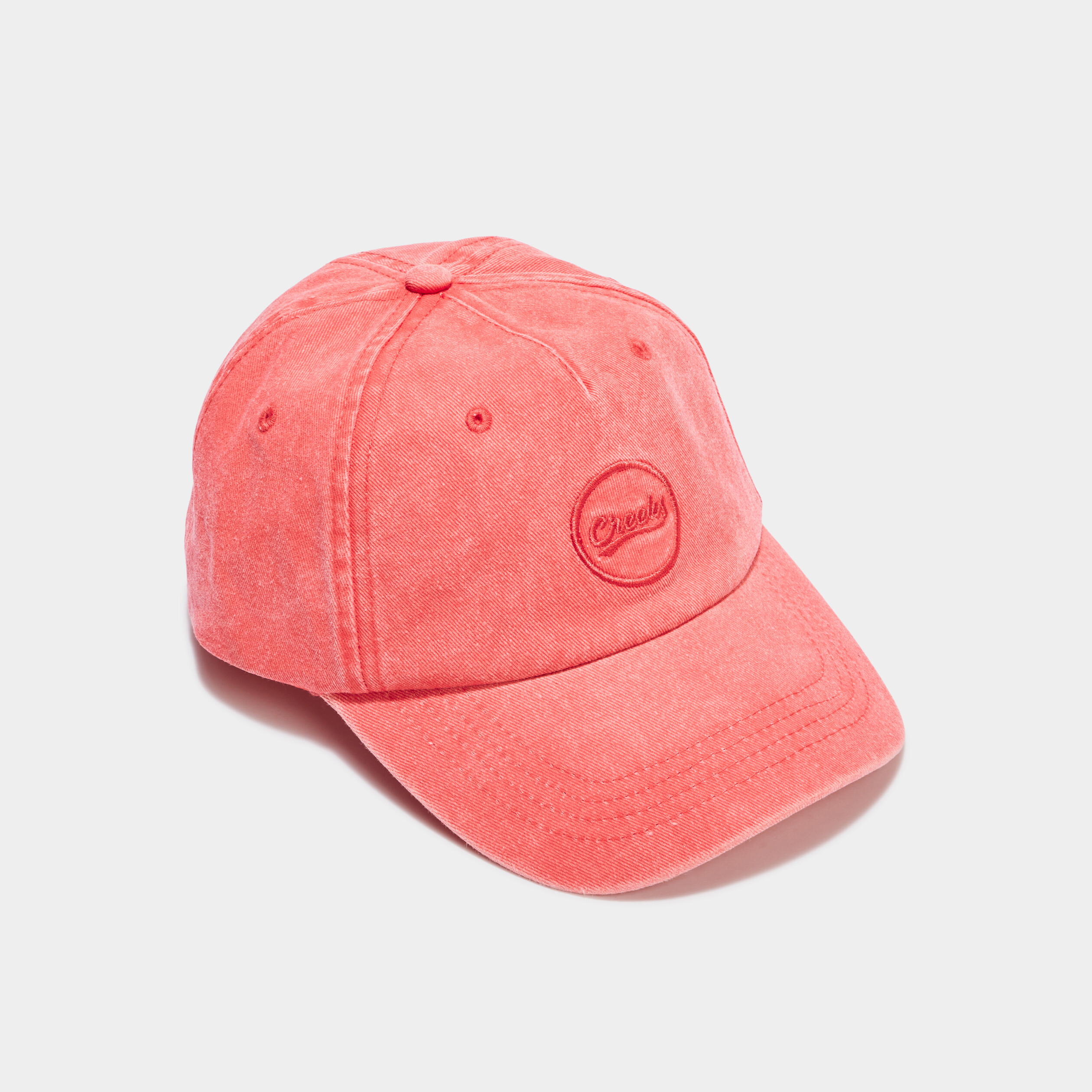 Casquette rouge clair femme