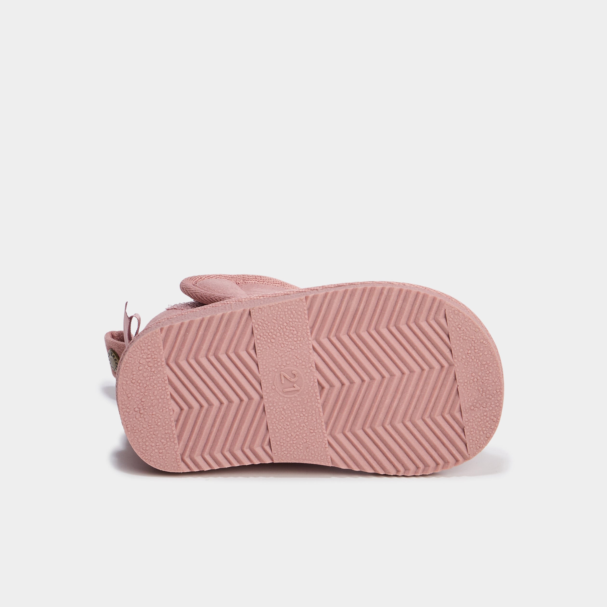 Bottines avec noeuds Creeks rose b&eacute;b&eacute; fille