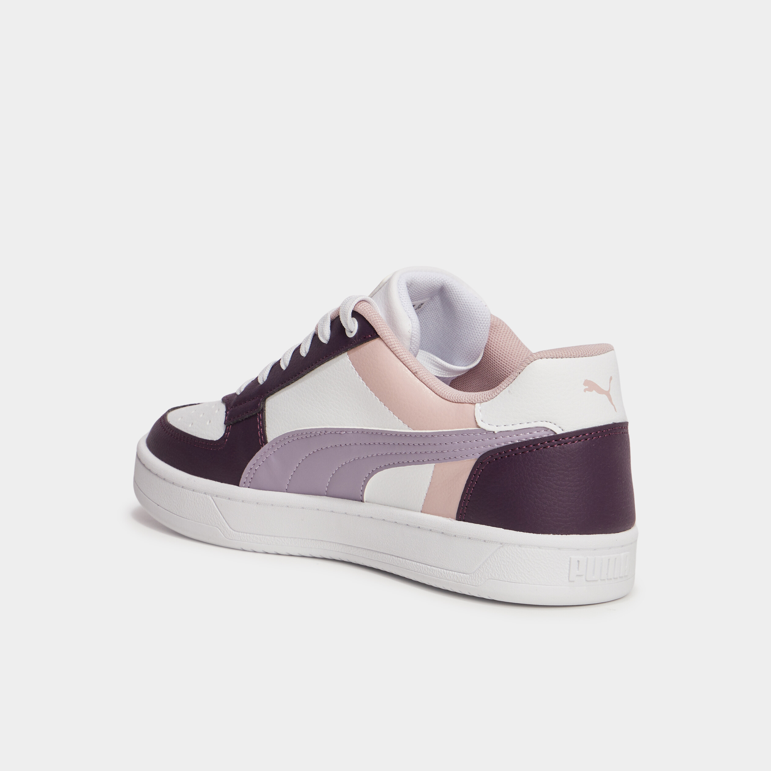 tennis basses a lacets puma caven bulk prune fille Tennis basses à lacets Puma Caven Bulk prune fille