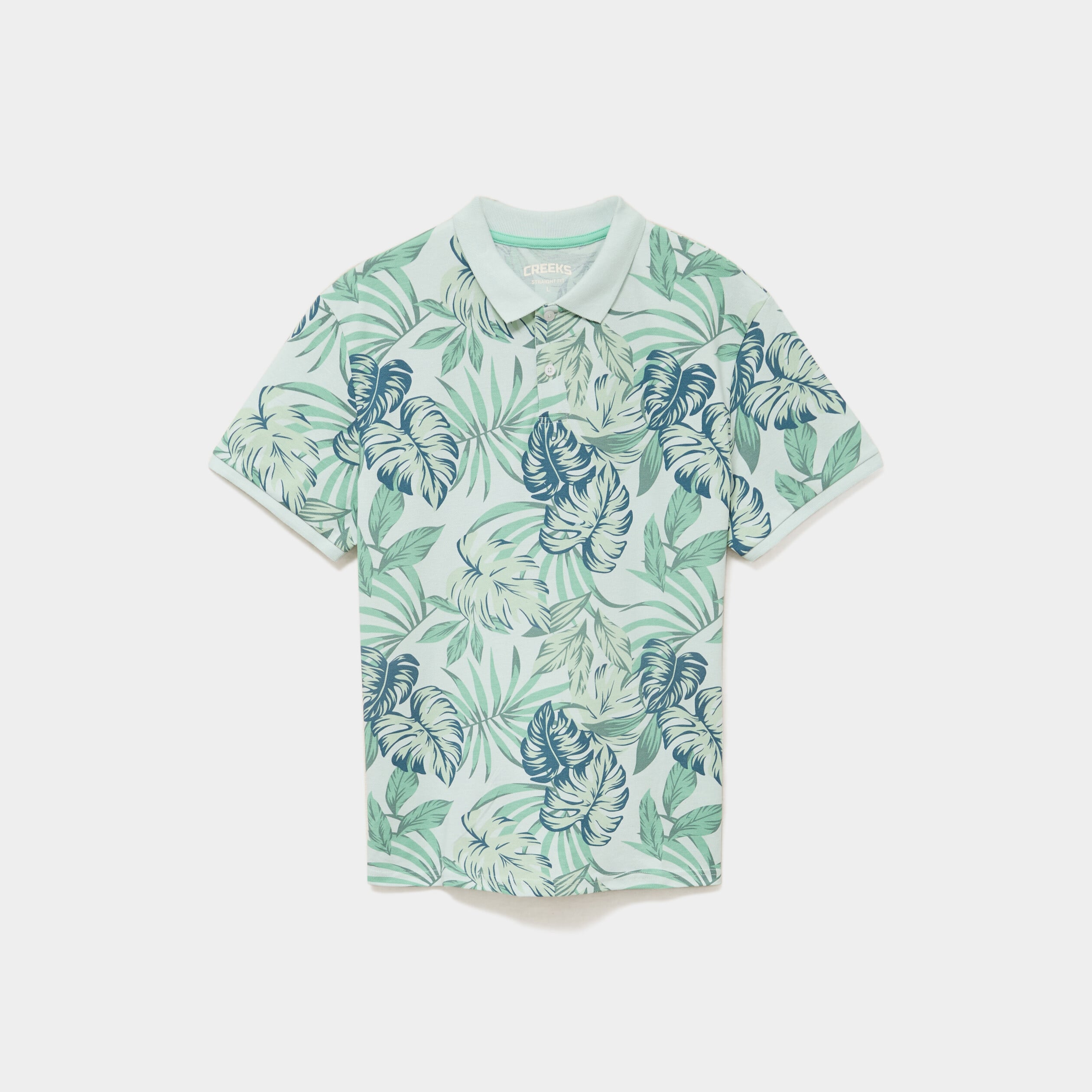 Polo jersey coton manches courtes vert homme